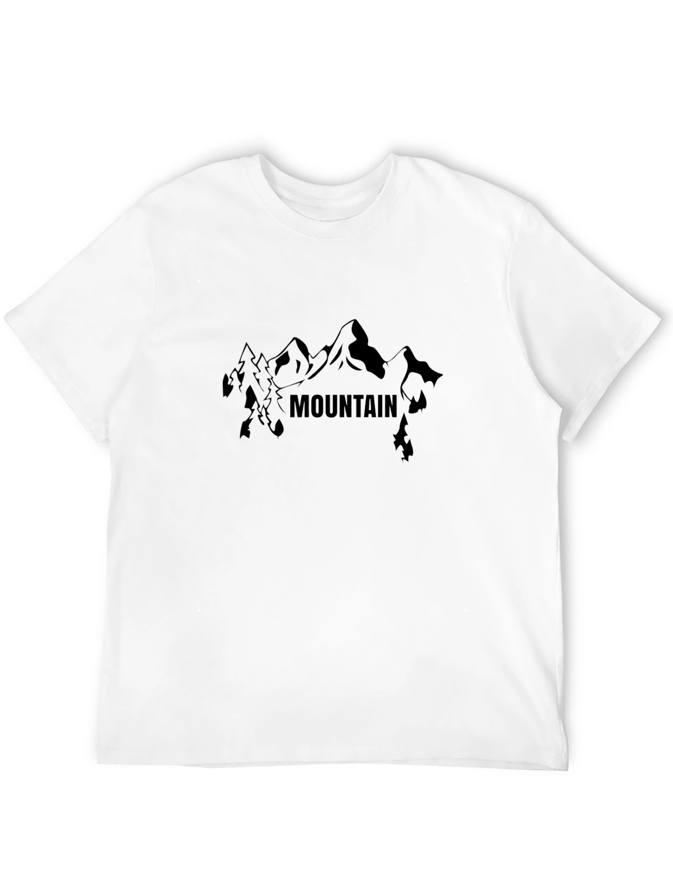 Mountain Graphic Black T-Shirt