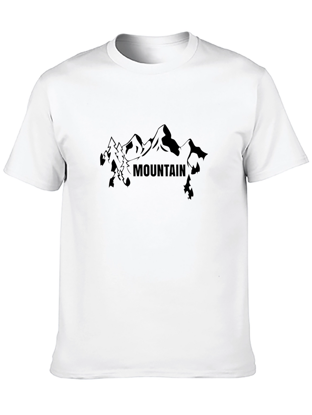 Mountain Graphic Black T-Shirt