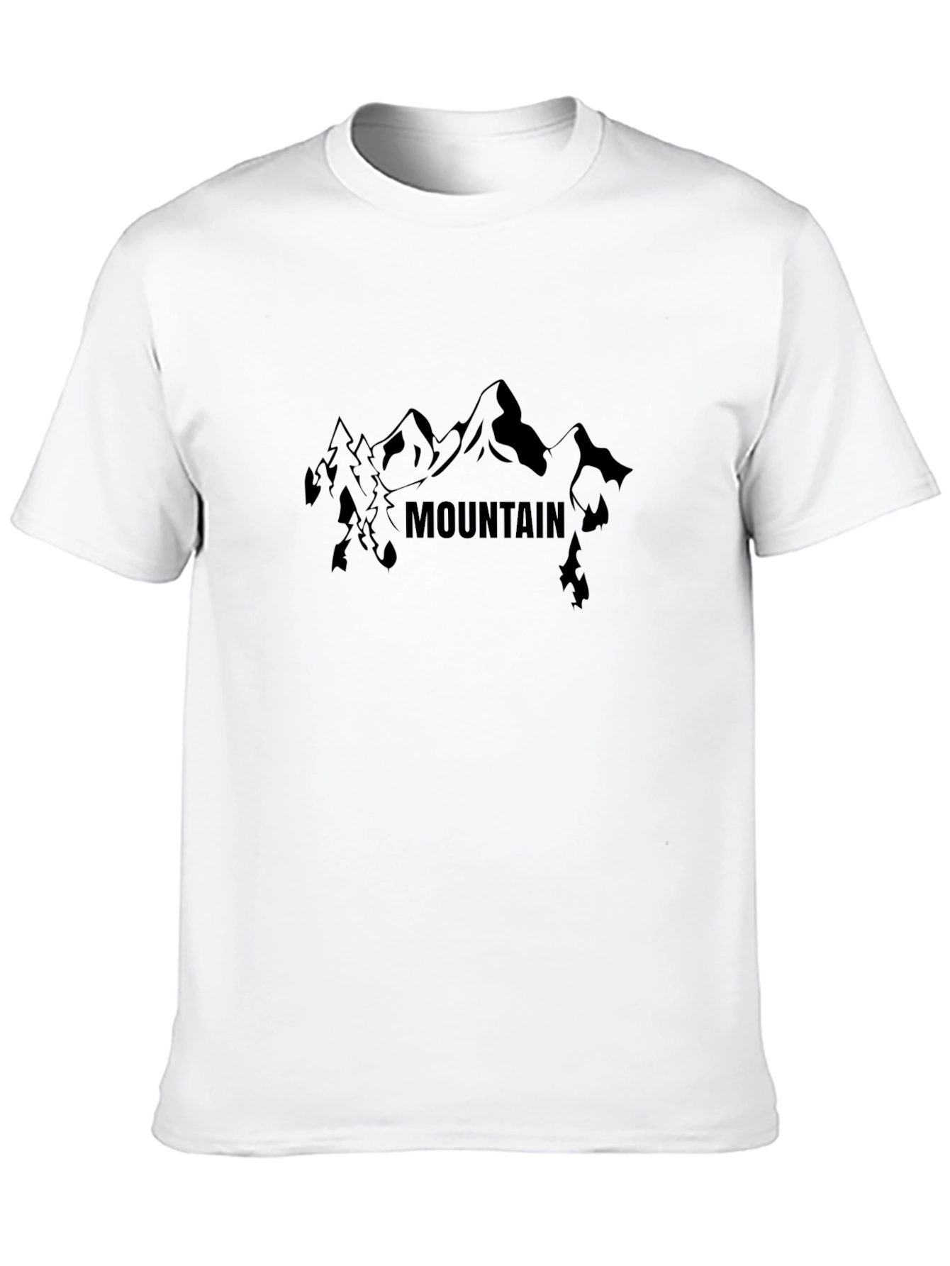 Mountain Graphic Black T-Shirt