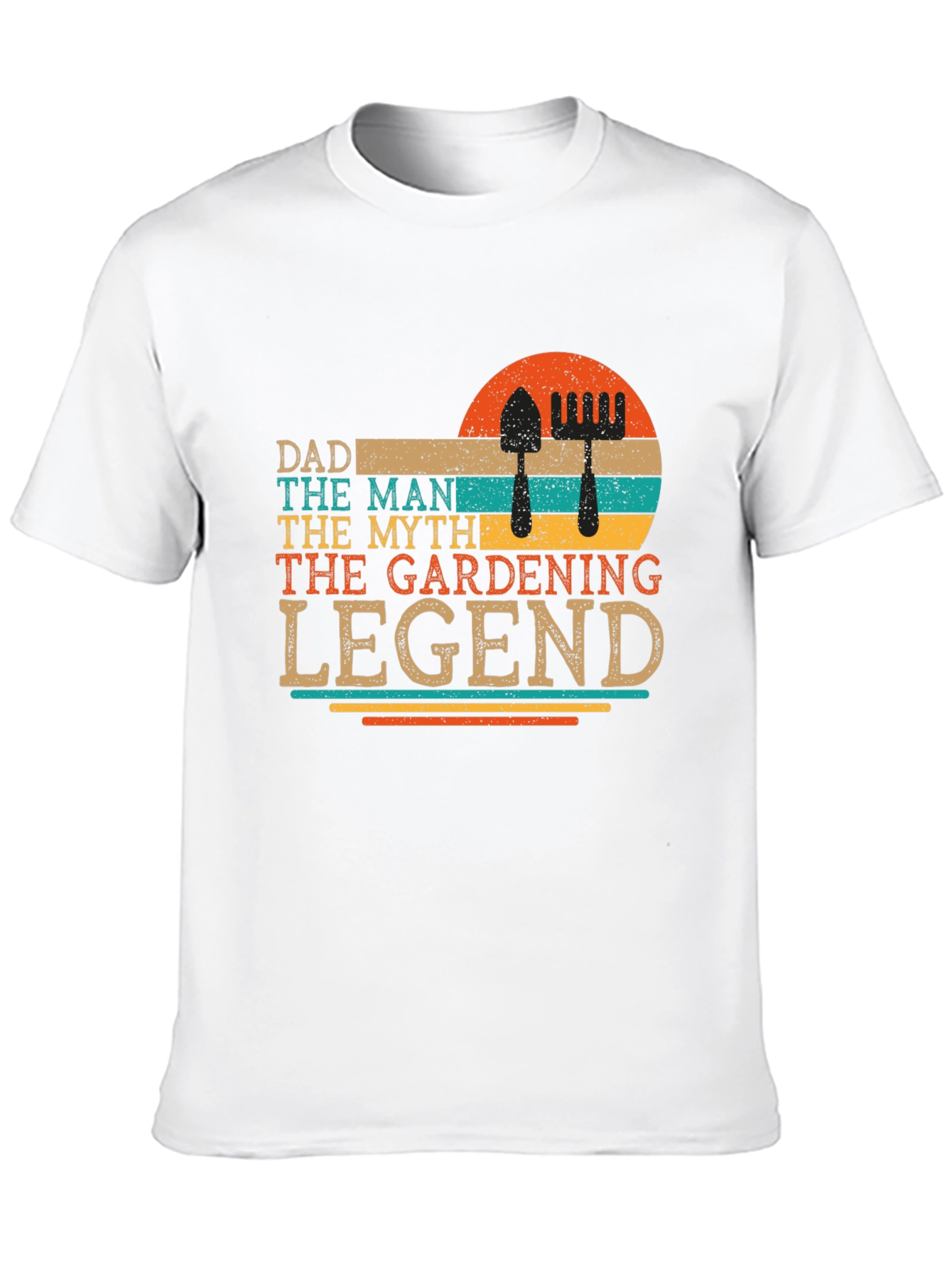 Dad Gardening Legend Retro Graphic Tee