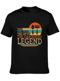 Dad Gardening Legend Retro Graphic Tee
