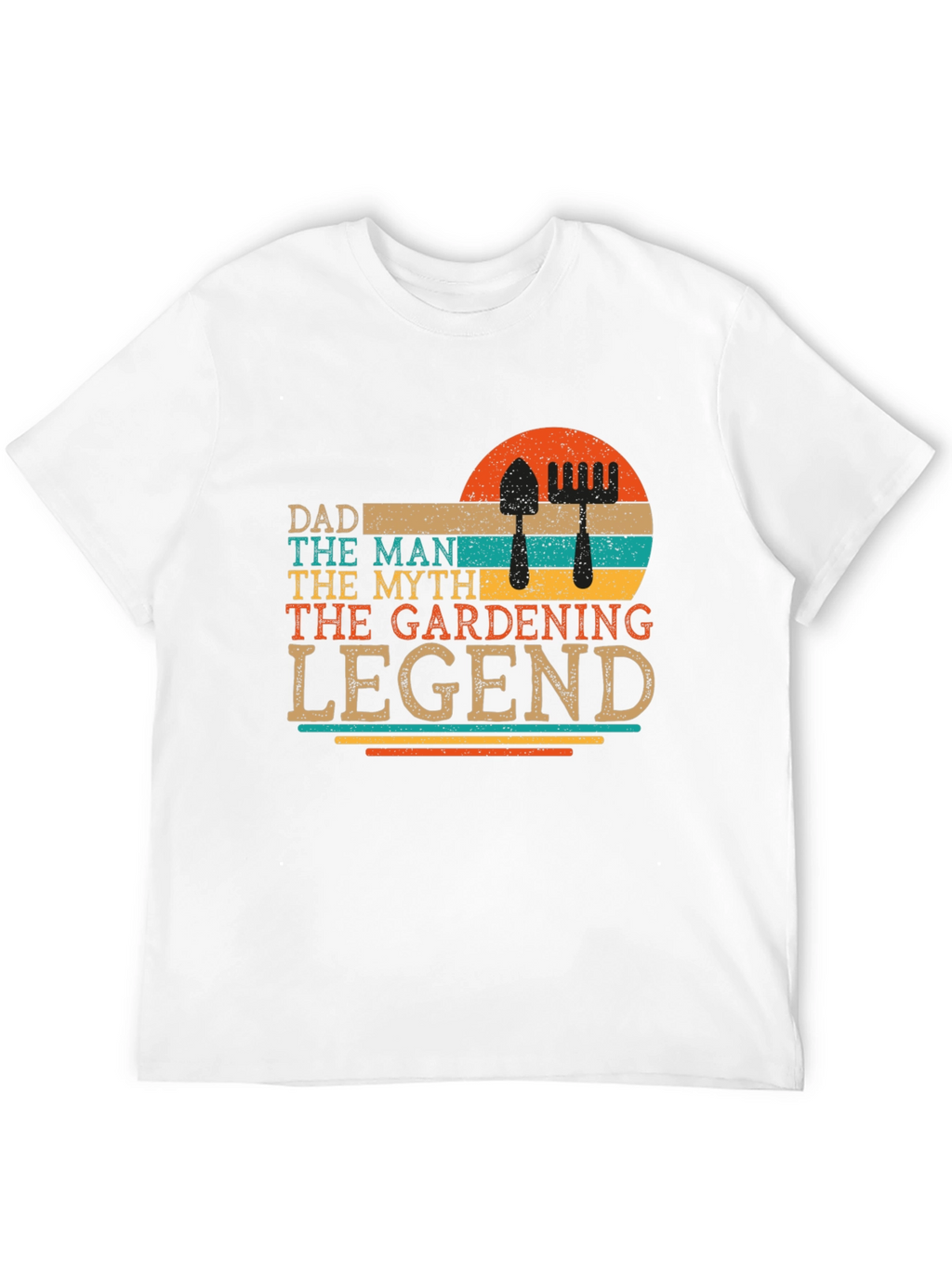 Dad Gardening Legend Retro Graphic Tee