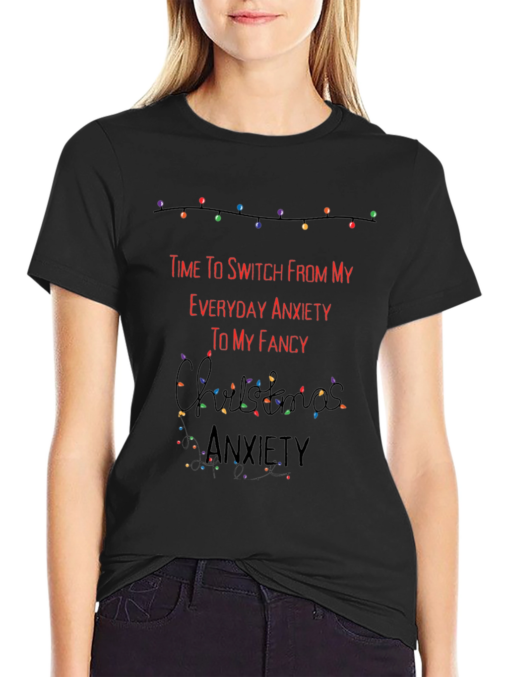 Funny Christmas Anxiety T-Shirt