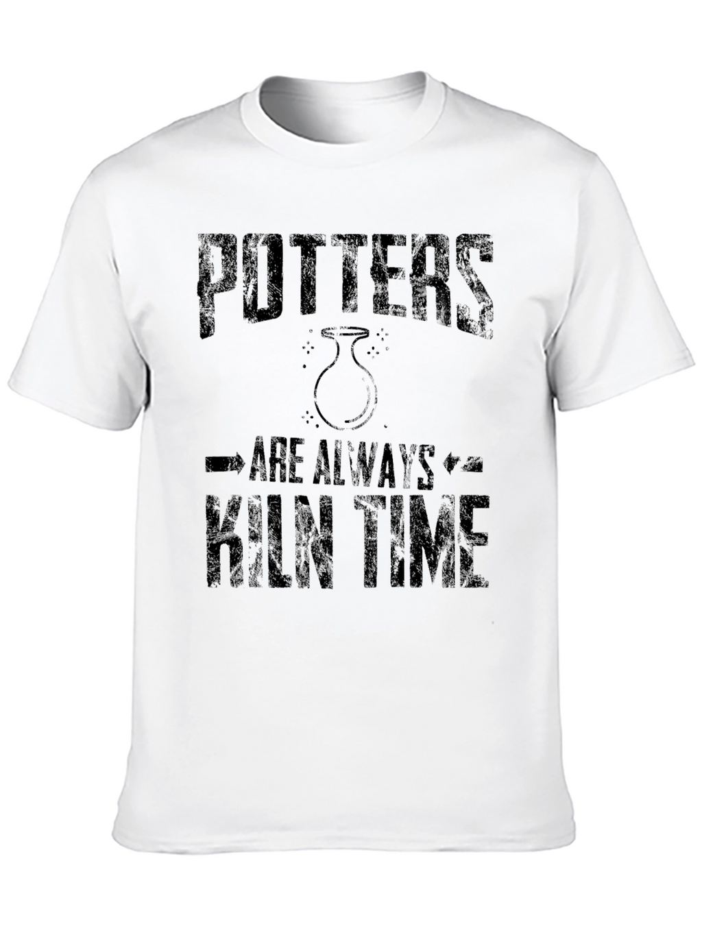 Potters Kiln Time Black Graphic Tee