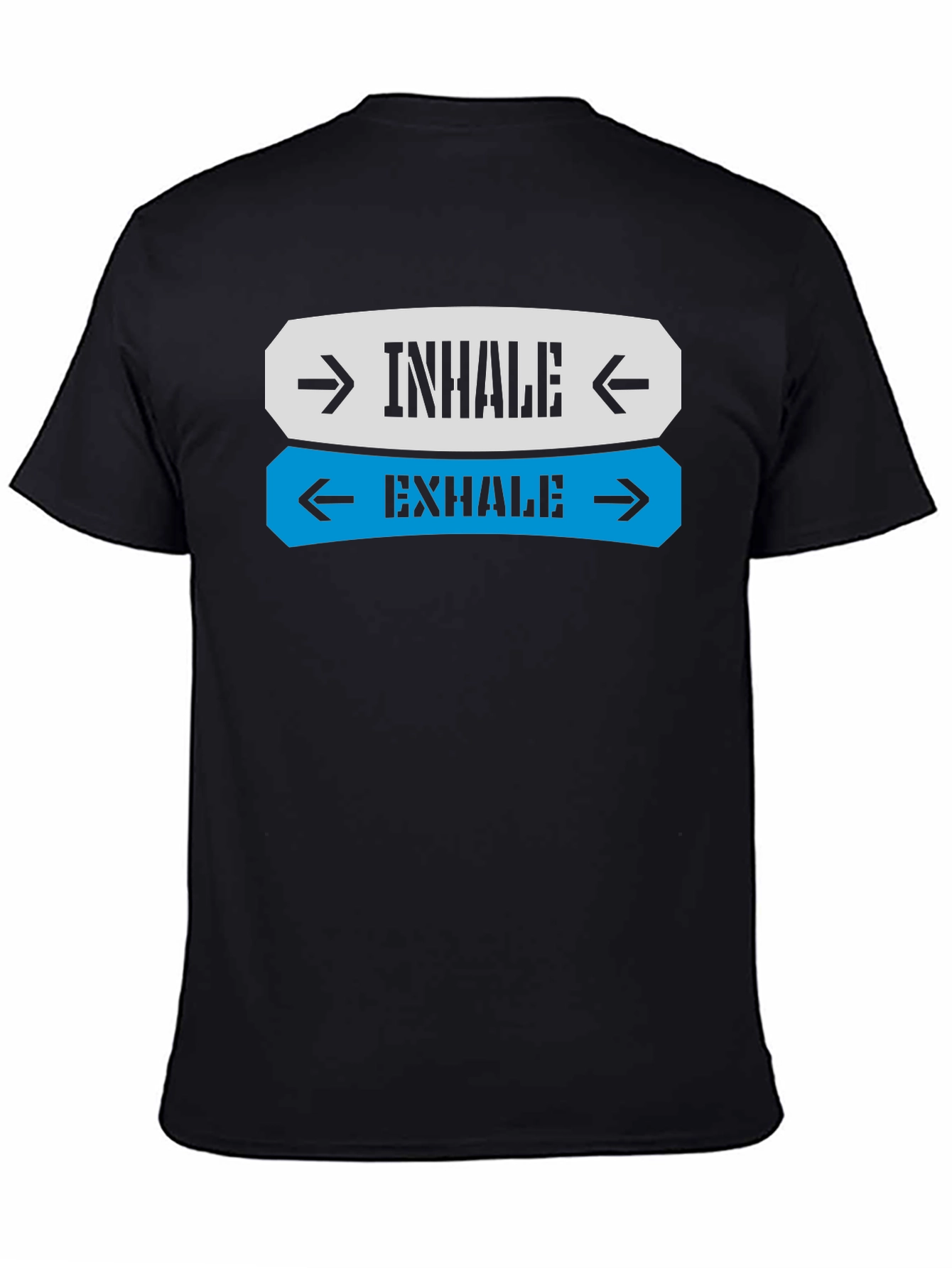 Inhale Exhale Graphic T-Shirt - Breathwork Design