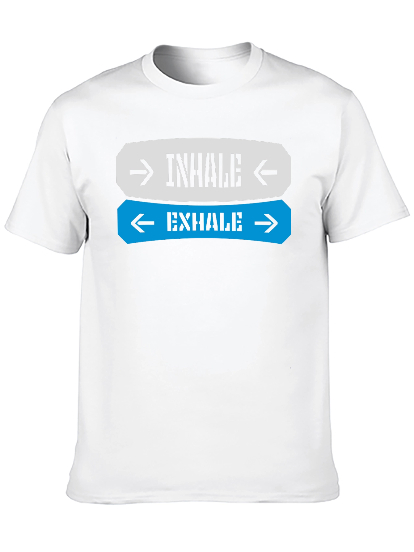 Inhale Exhale Graphic T-Shirt - Breathwork Design