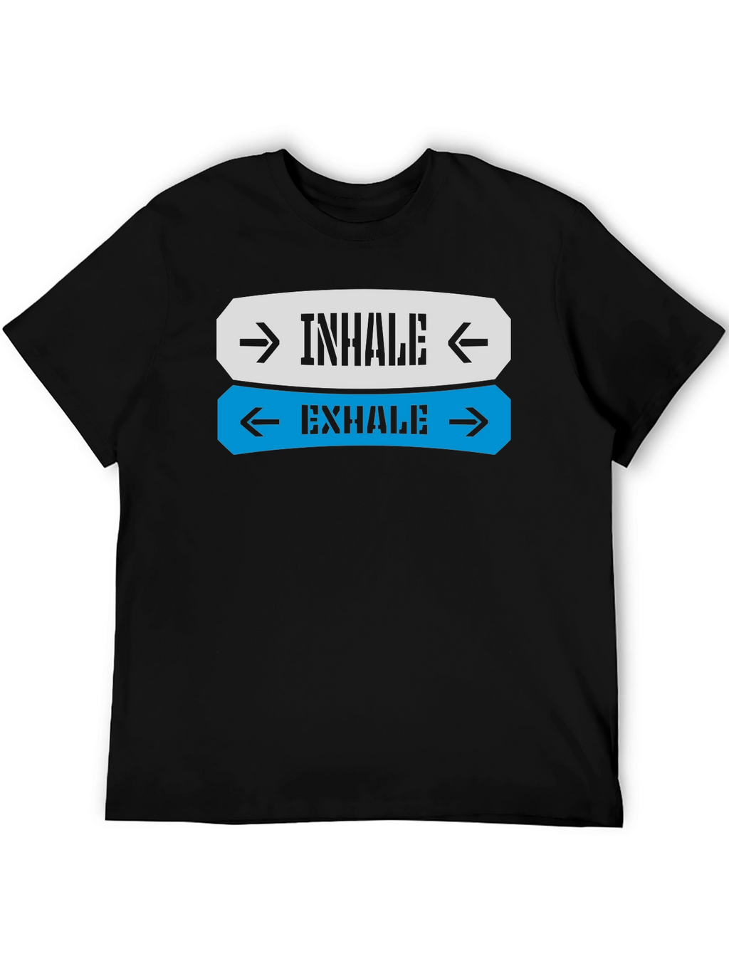 Inhale Exhale Graphic T-Shirt - Breathwork Design