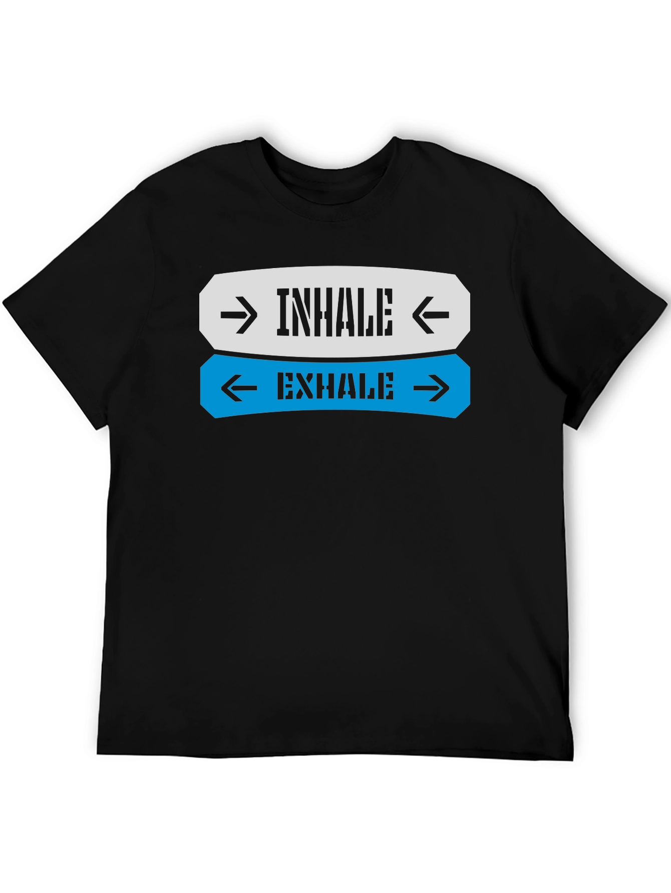 Inhale Exhale Graphic T-Shirt - Breathwork Design