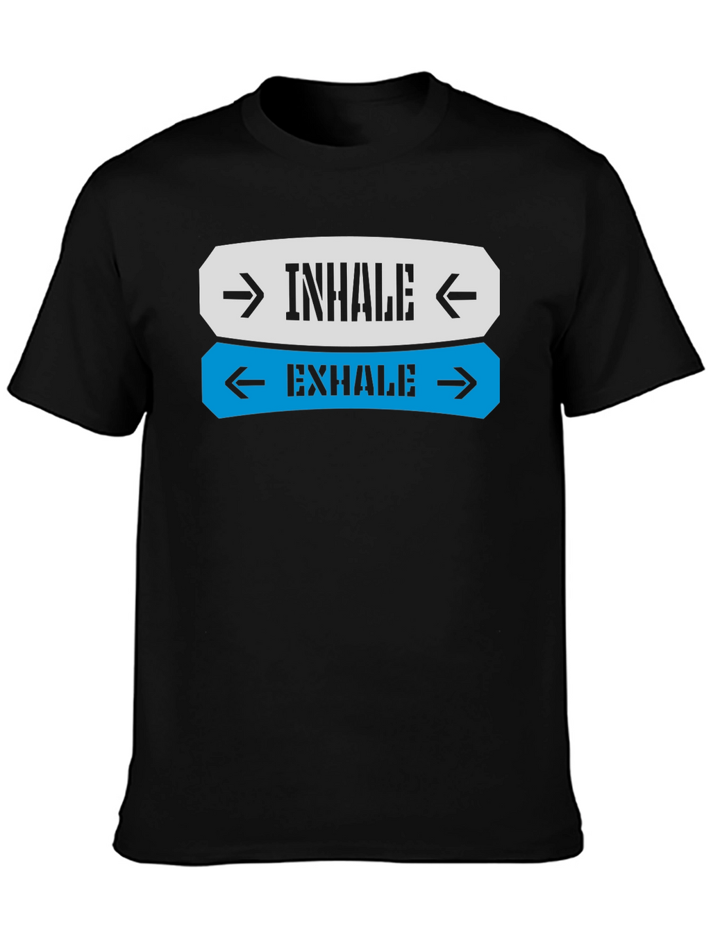 Inhale Exhale Graphic T-Shirt - Breathwork Design