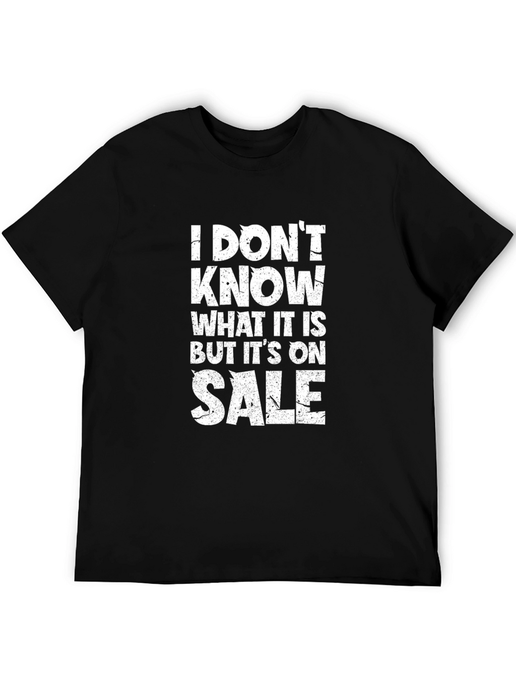 Funny On Sale Graphic Tee - Mens Black T-Shirt