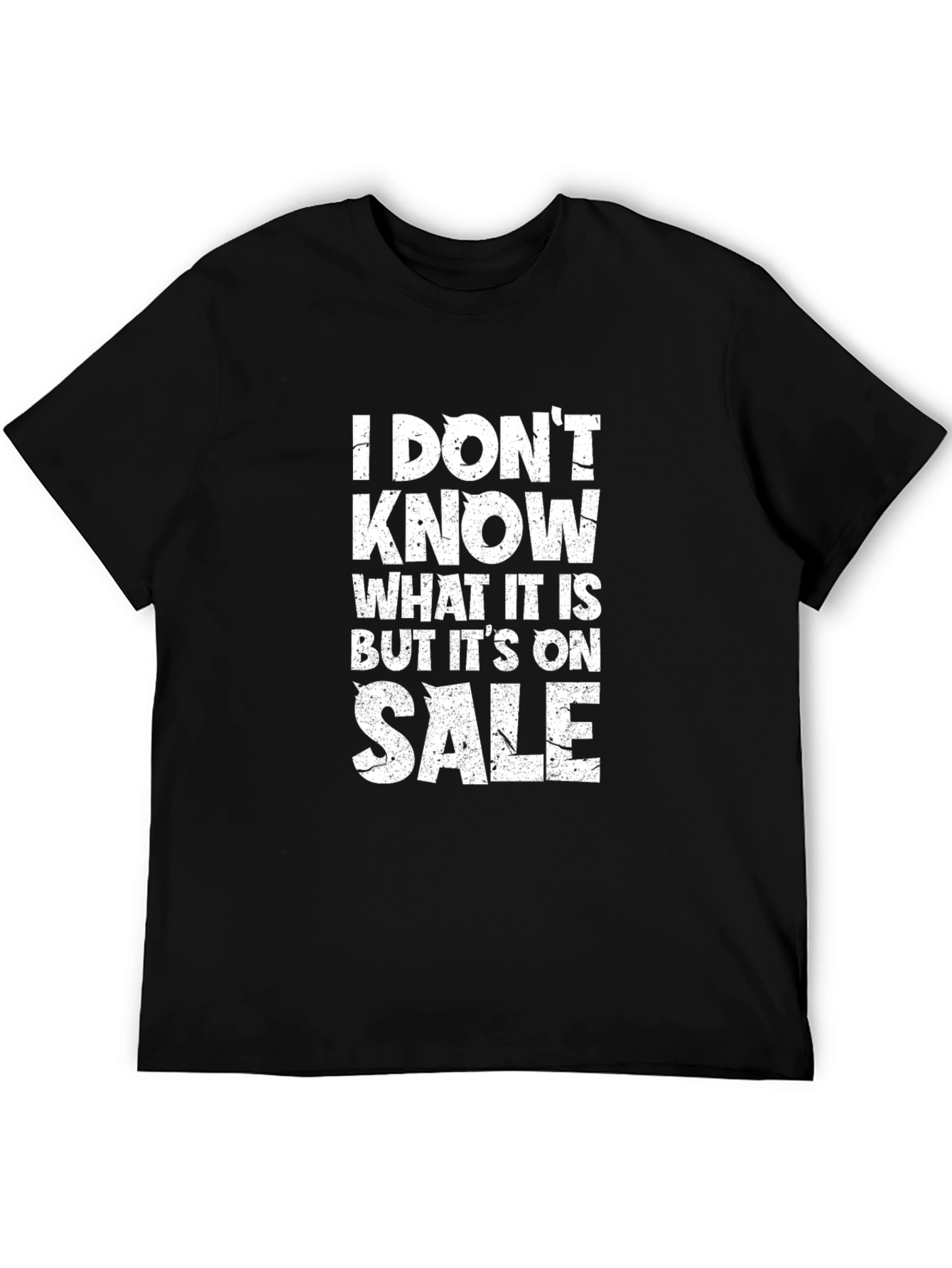 Funny On Sale Graphic Tee - Mens Black T-Shirt