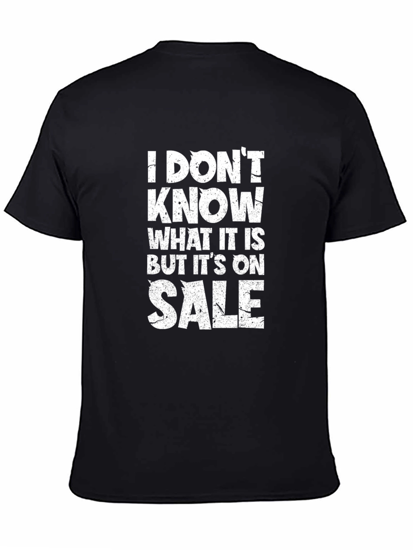 Funny On Sale Graphic Tee - Mens Black T-Shirt