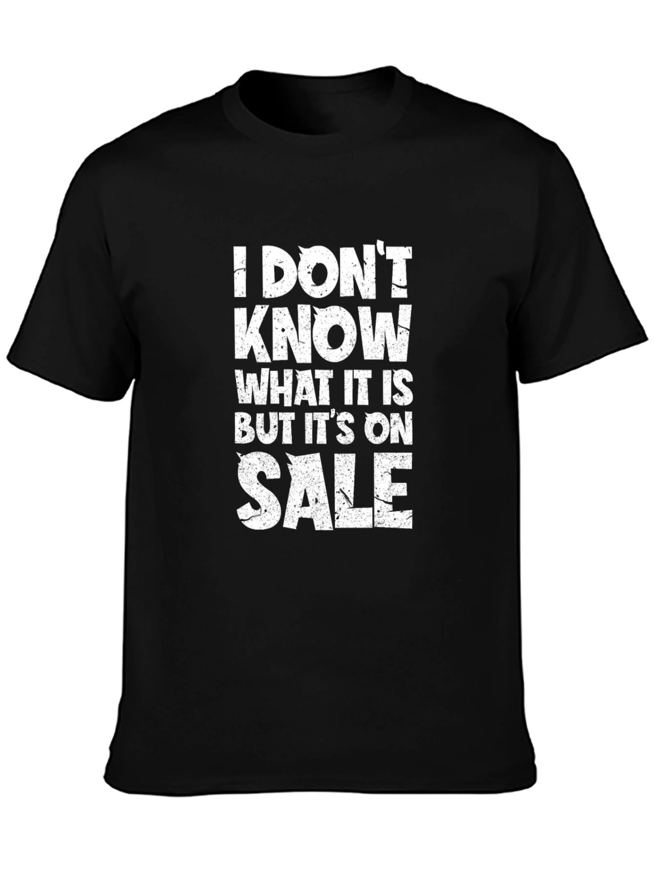 Funny On Sale Graphic Tee - Mens Black T-Shirt