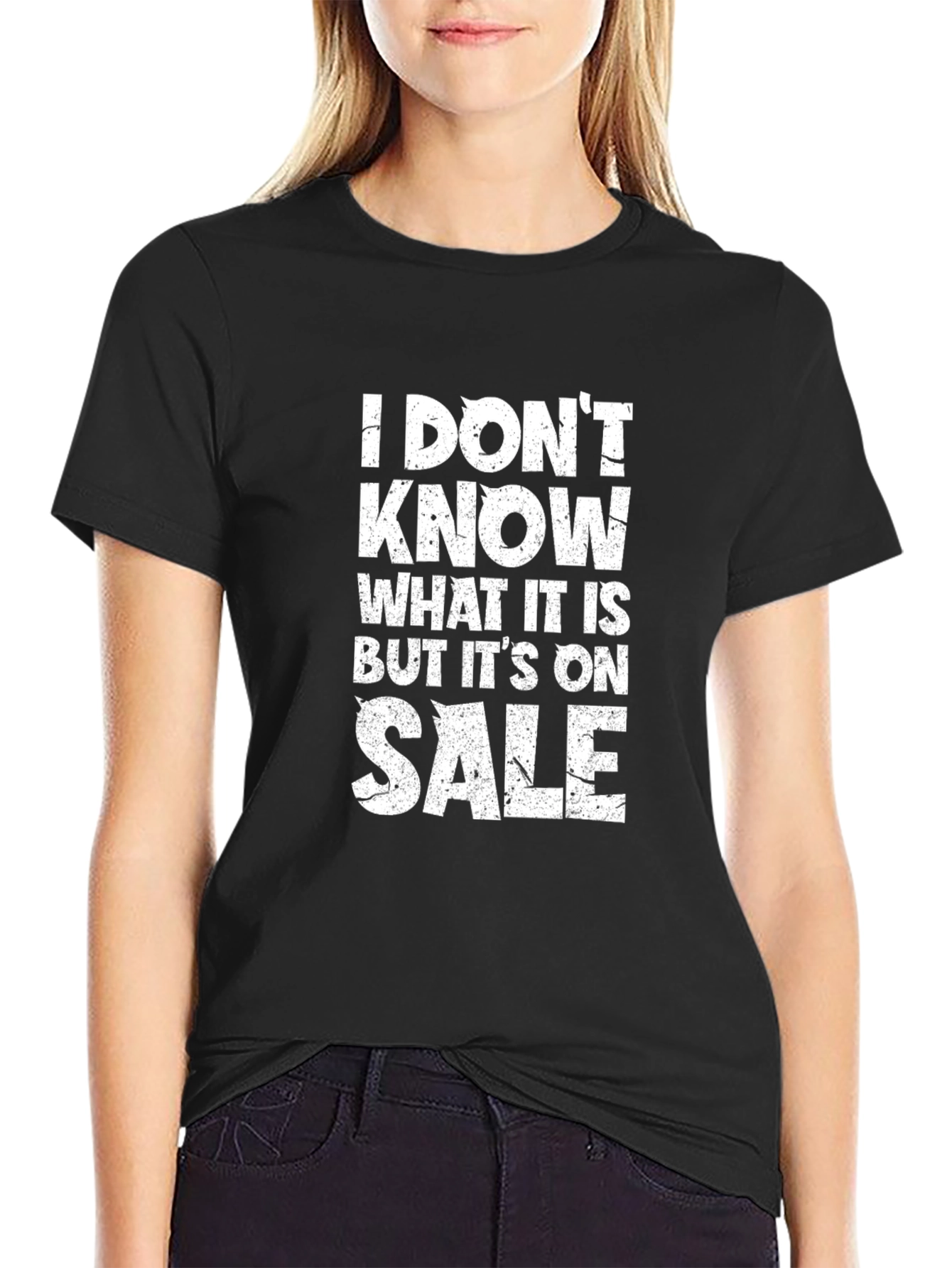 Funny On Sale Graphic Tee - Mens Black T-Shirt
