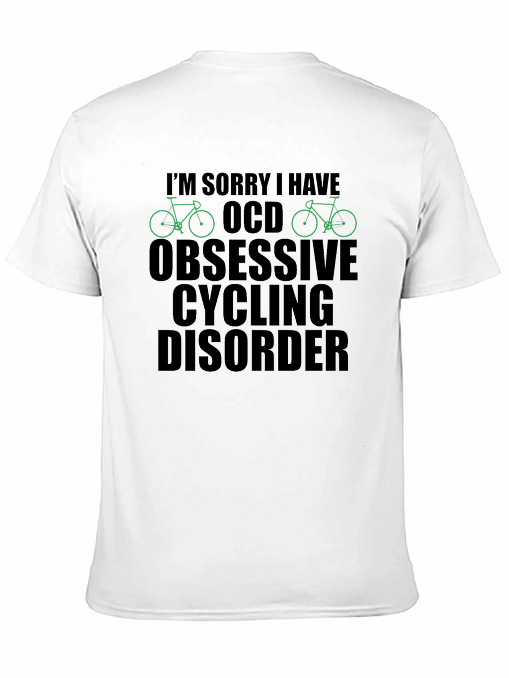 OCD Obsessive Cycling Disorder T-Shirt Funny Biker Tee