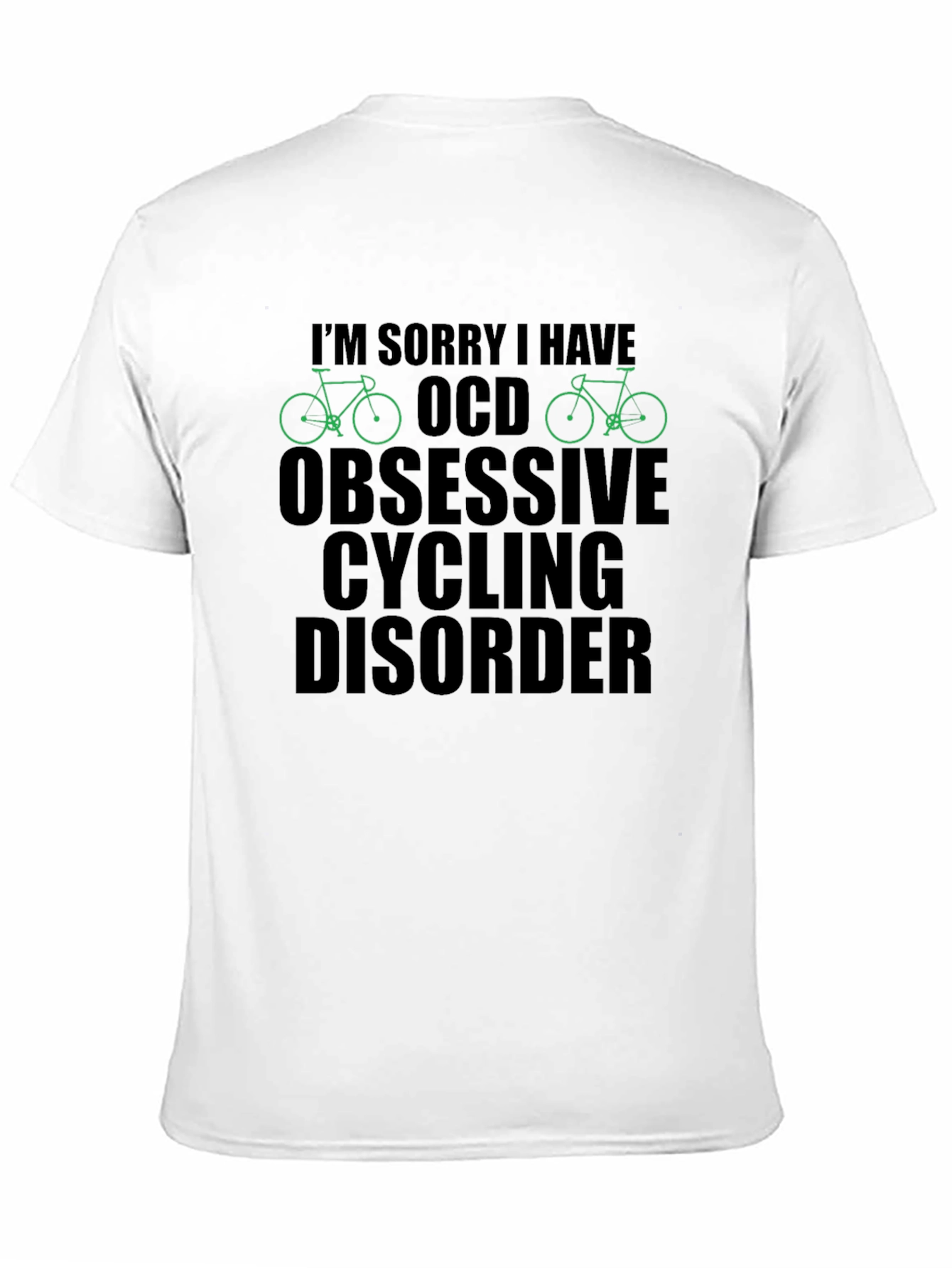 OCD Obsessive Cycling Disorder T-Shirt Funny Biker Tee