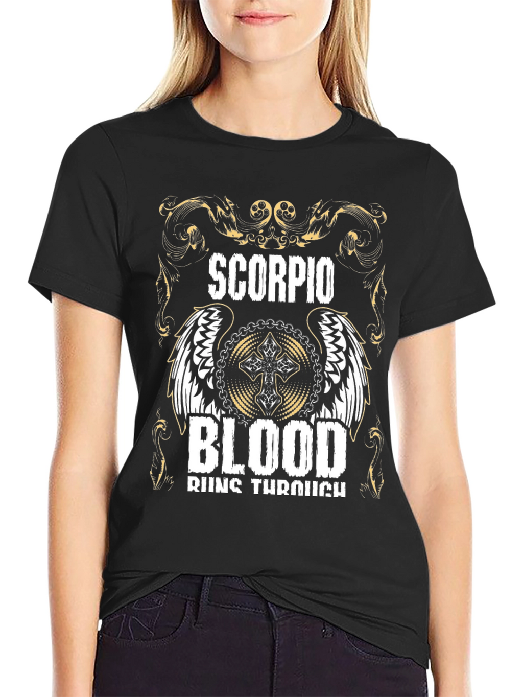 Scorpio Blood Runs Through T-Shirt
