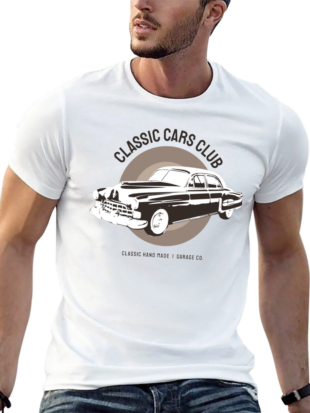 Classic Cars Club Graphic T-Shirt