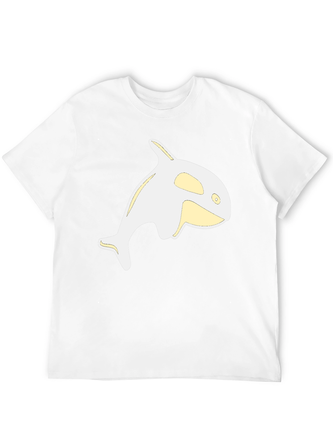 Orca Whale Graphic Tee - Black Casual Shirt