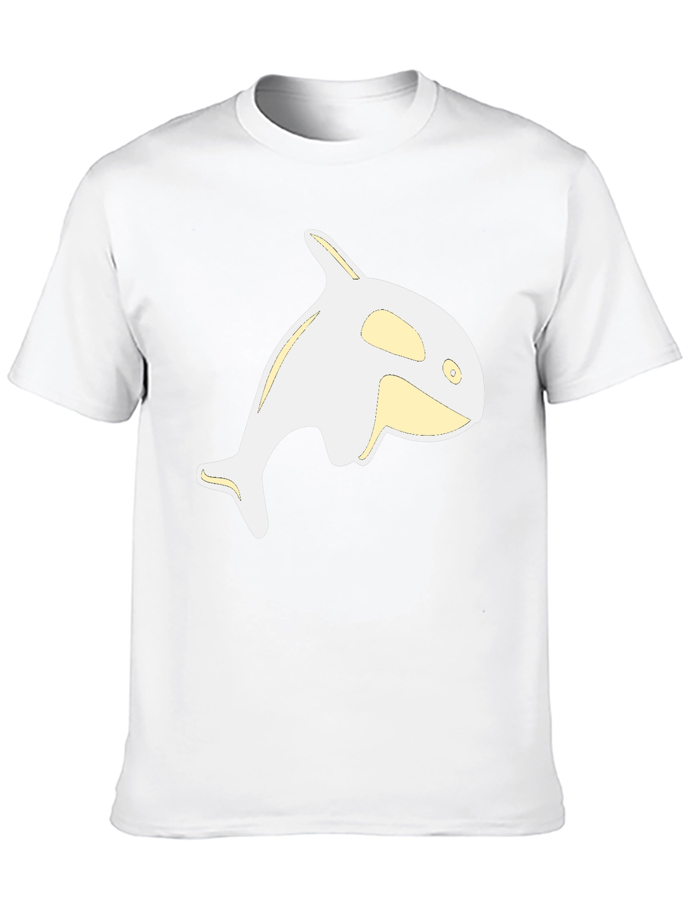 Orca Whale Graphic Tee - Black Casual Shirt
