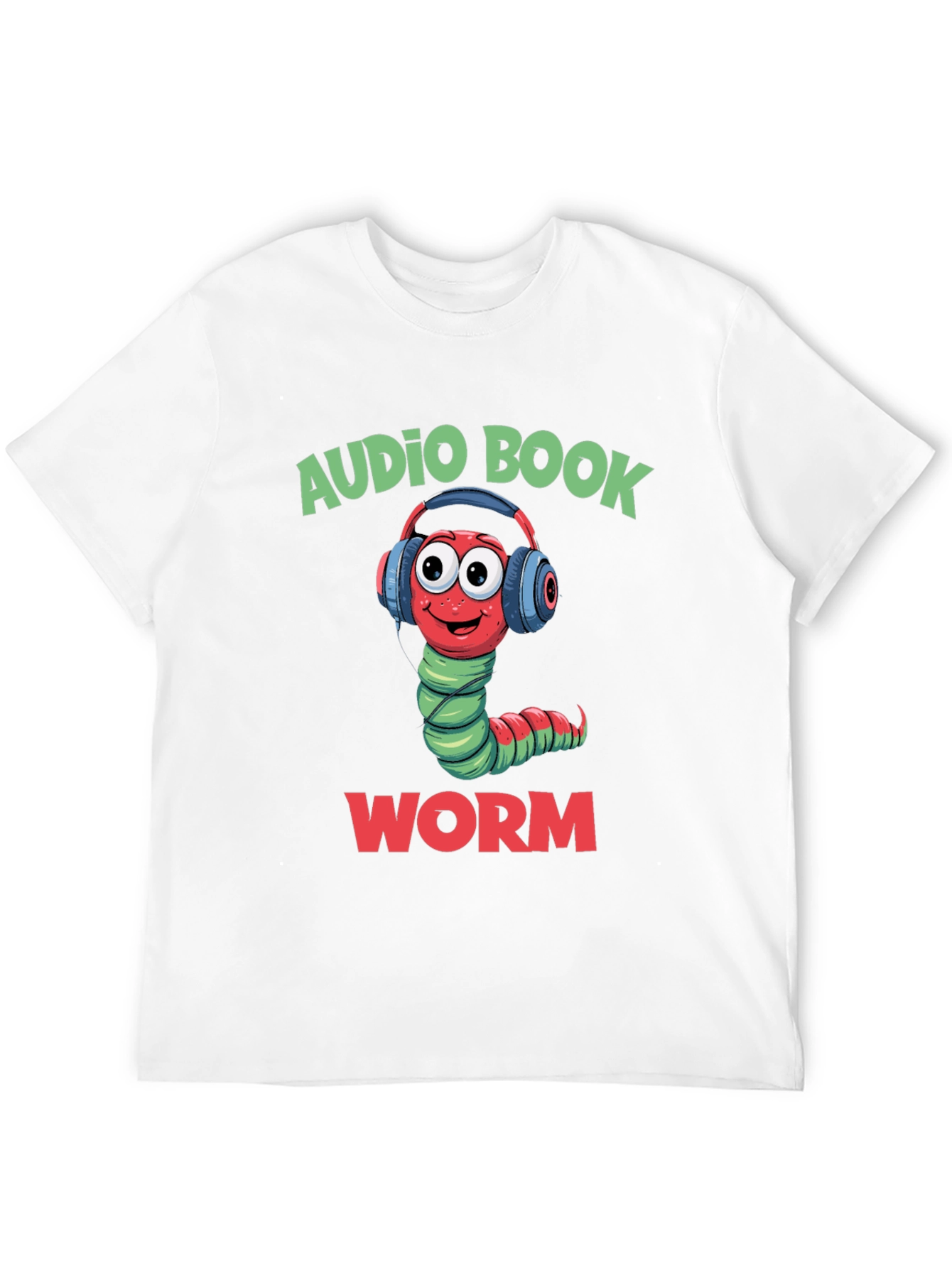 Audio Book Worm T-Shirt