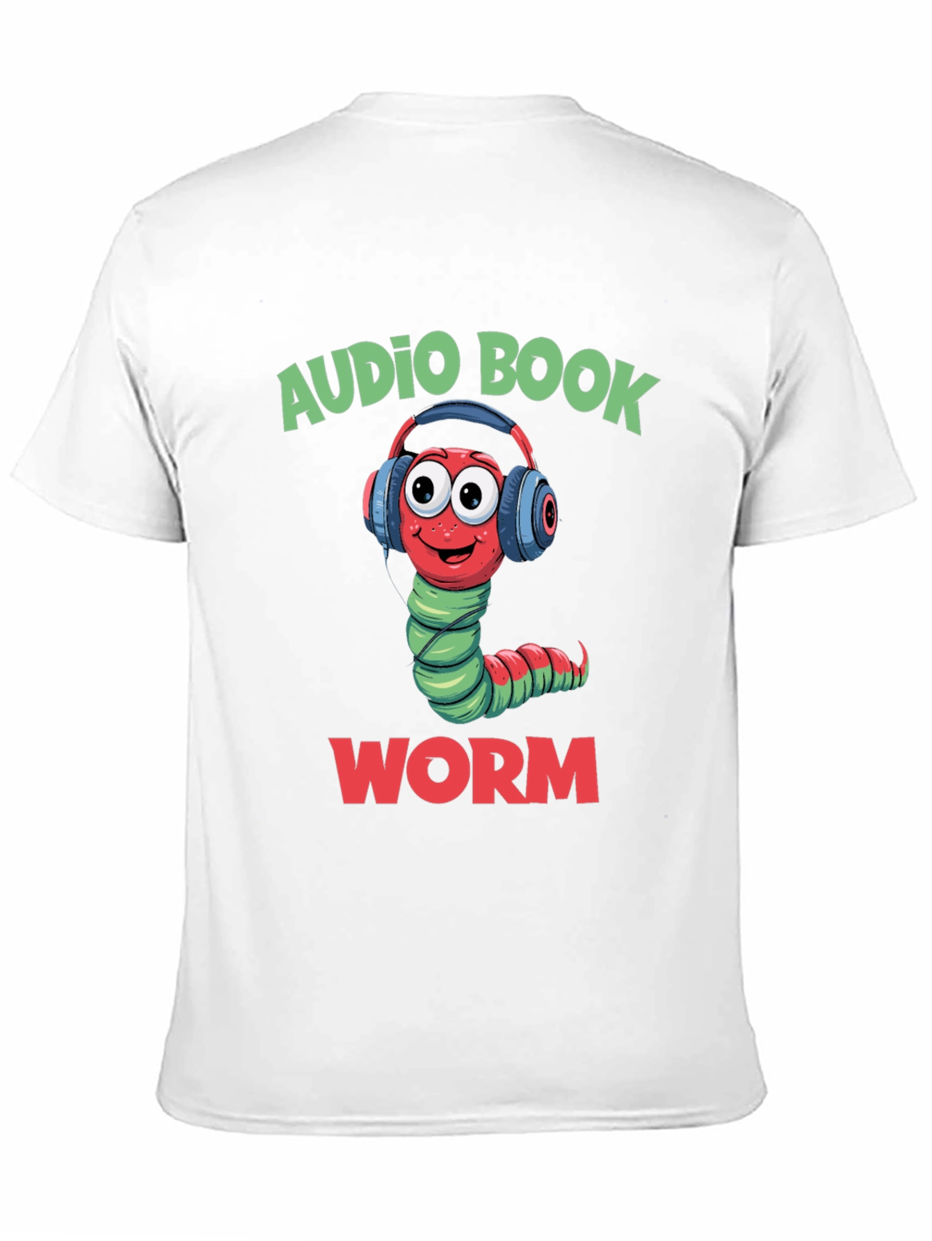Audio Book Worm T-Shirt