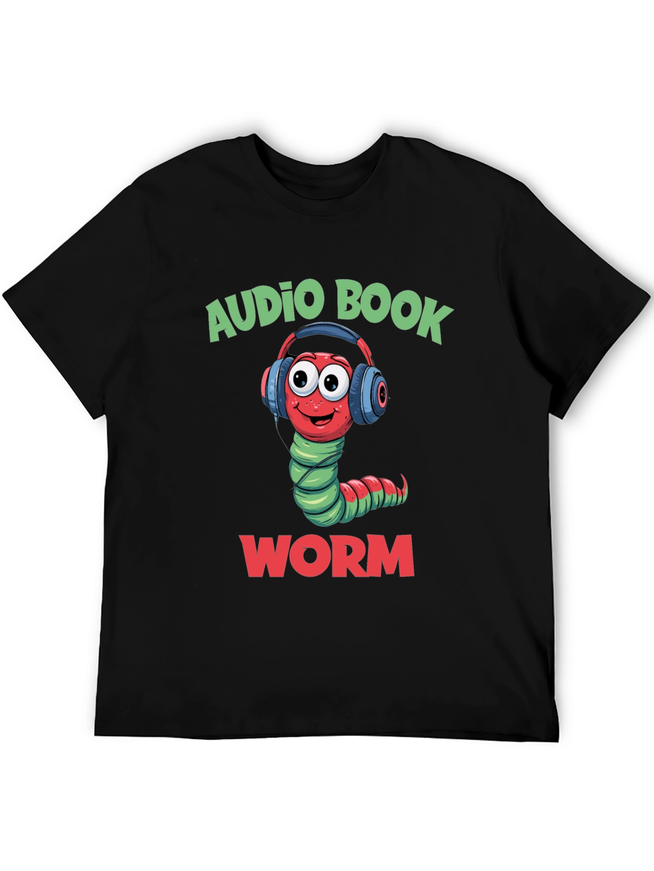 Audio Book Worm T-Shirt