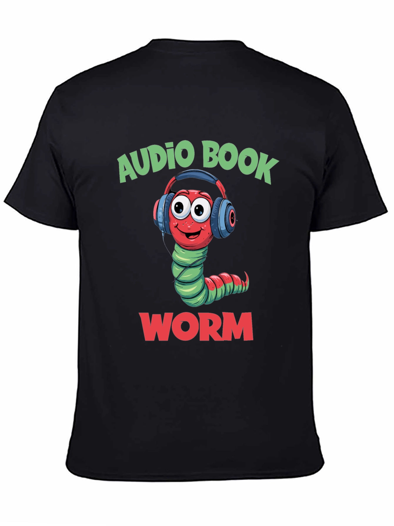 Audio Book Worm T-Shirt