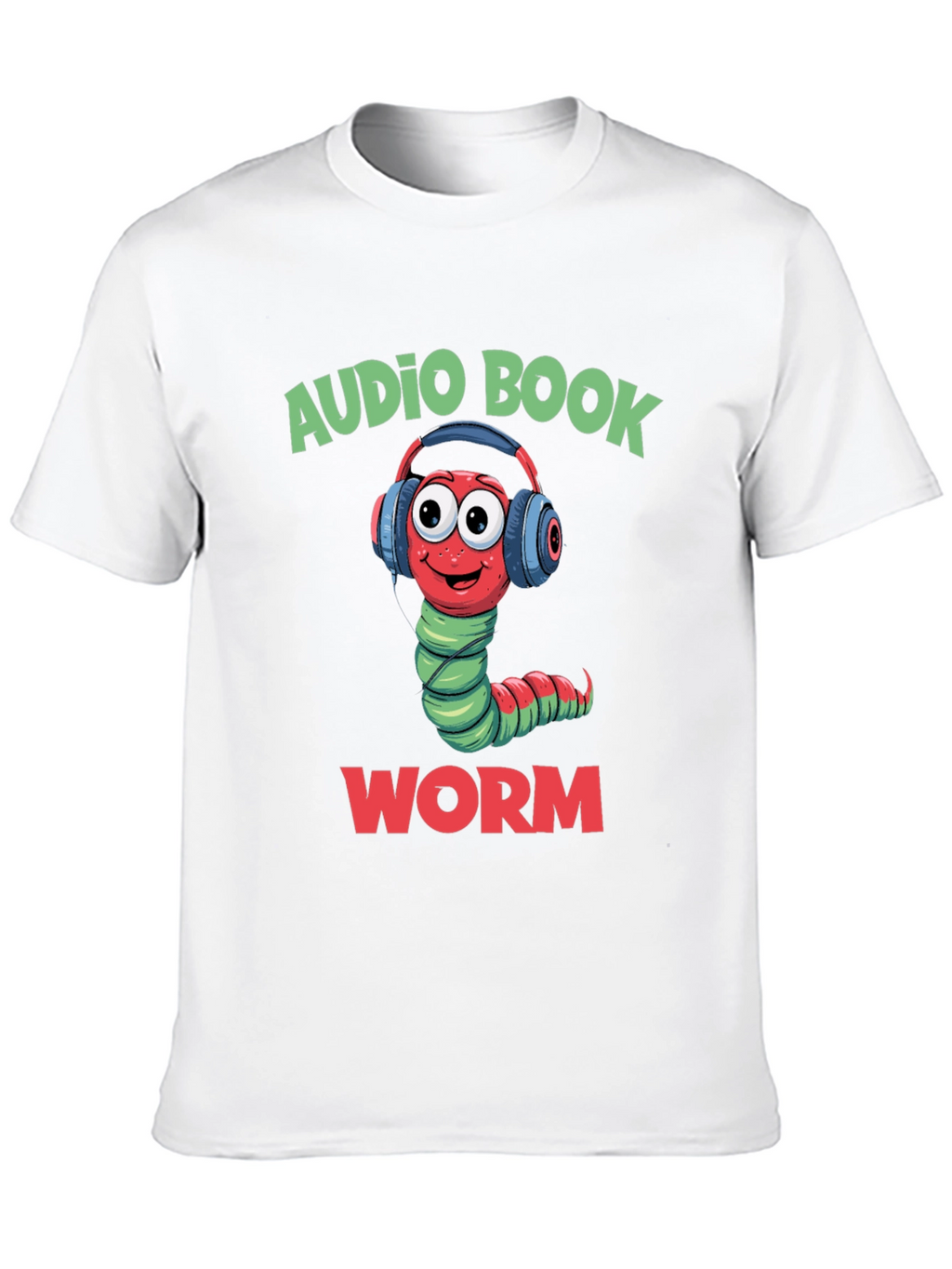 Audio Book Worm T-Shirt