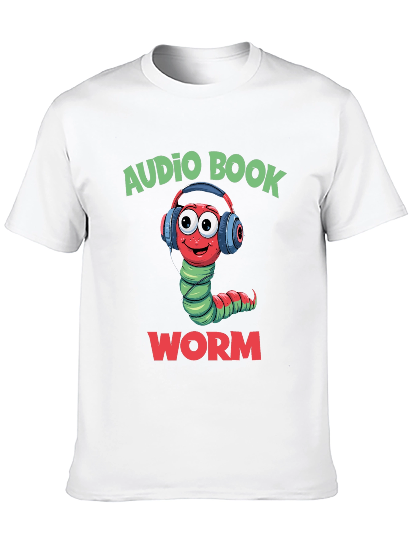 Audio Book Worm T-Shirt
