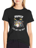 Drummer Ive Got The Beat Black T-Shirt