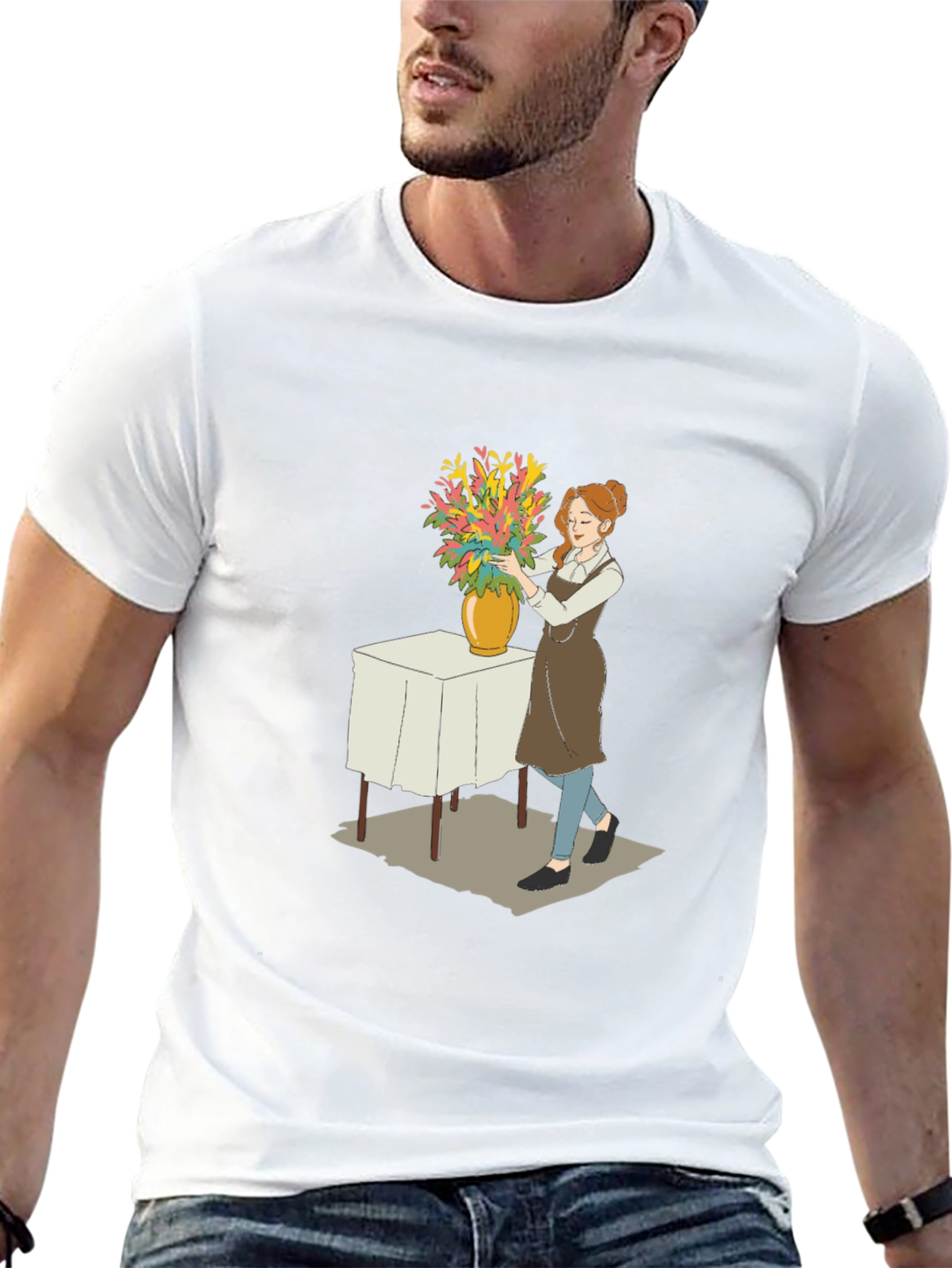 Floral Arrangement Graphic Tee