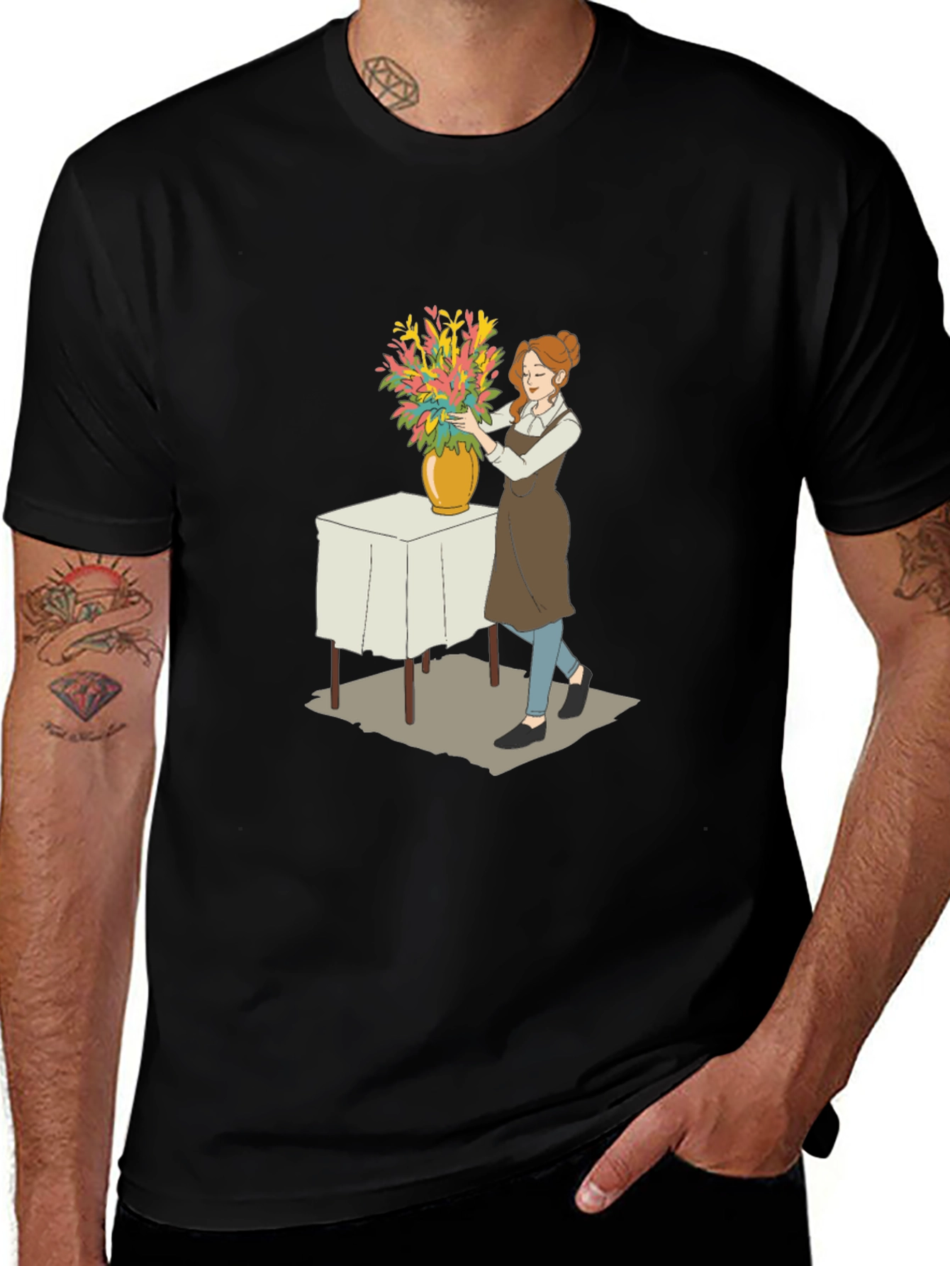 Floral Arrangement Graphic Tee