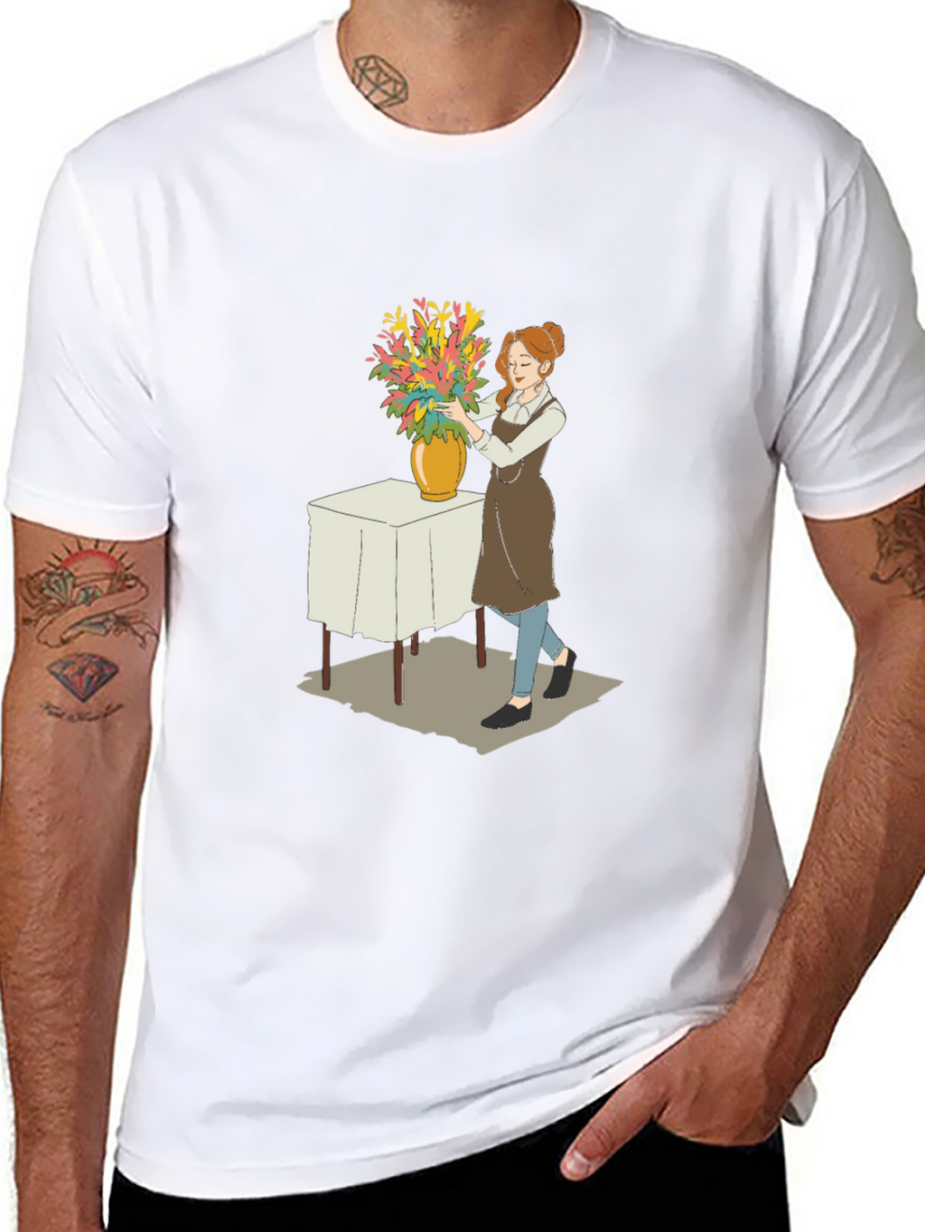 Floral Arrangement Graphic Tee