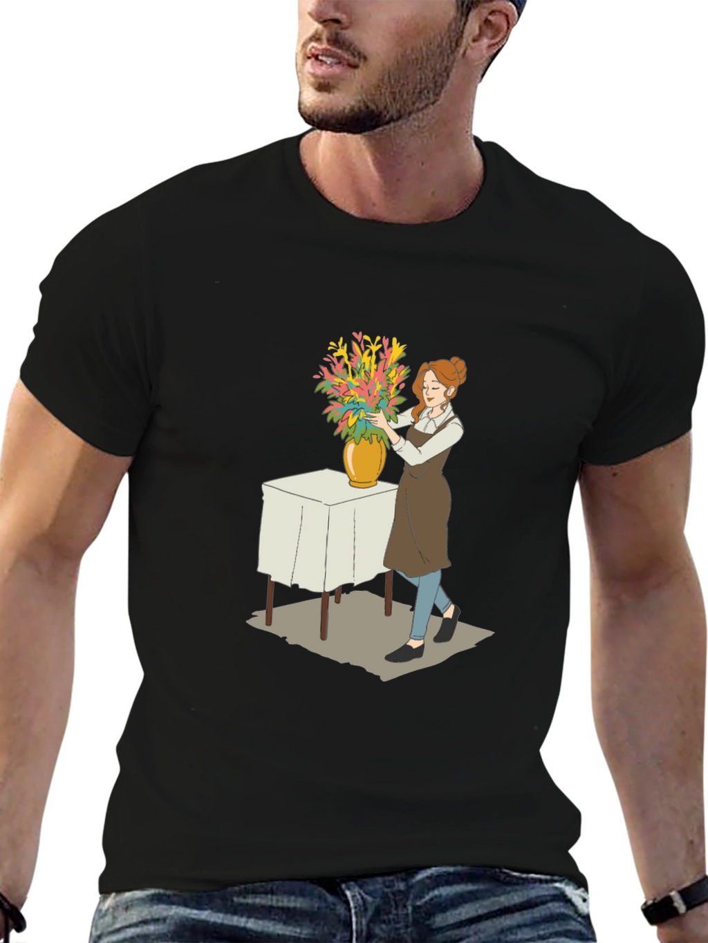 Floral Arrangement Graphic Tee