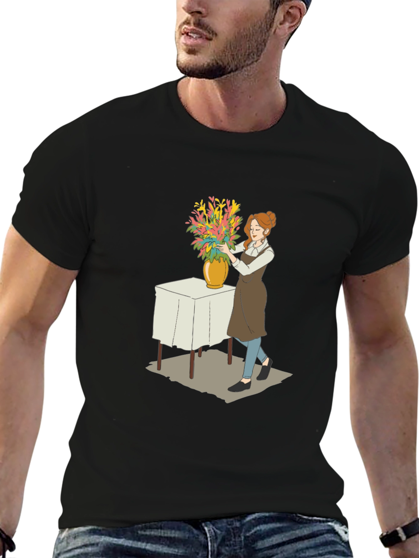 Floral Arrangement Graphic Tee