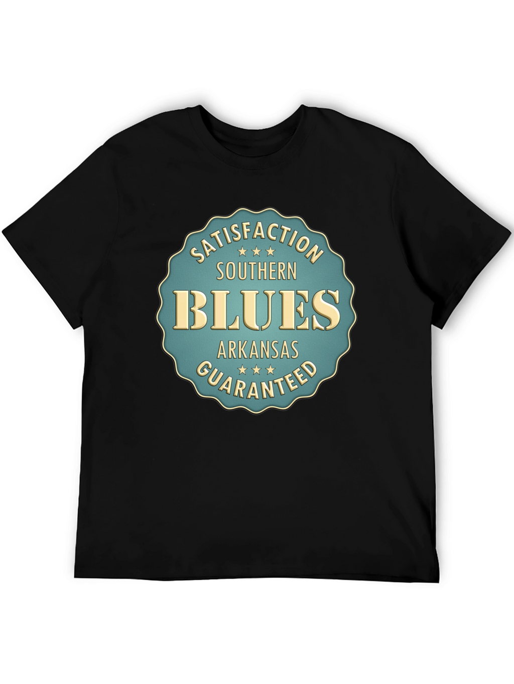 Southern Blues Tee - Arkansas Satisfaction Guaranteed