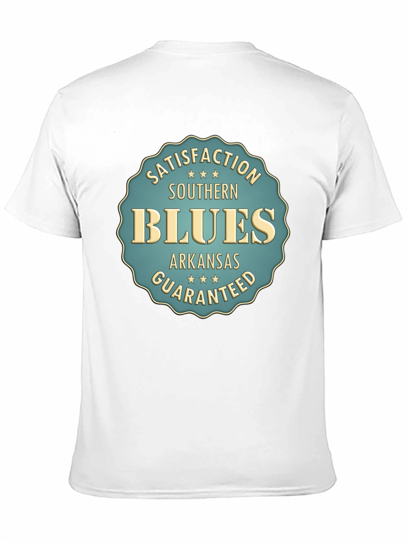 Southern Blues Tee - Arkansas Satisfaction Guaranteed