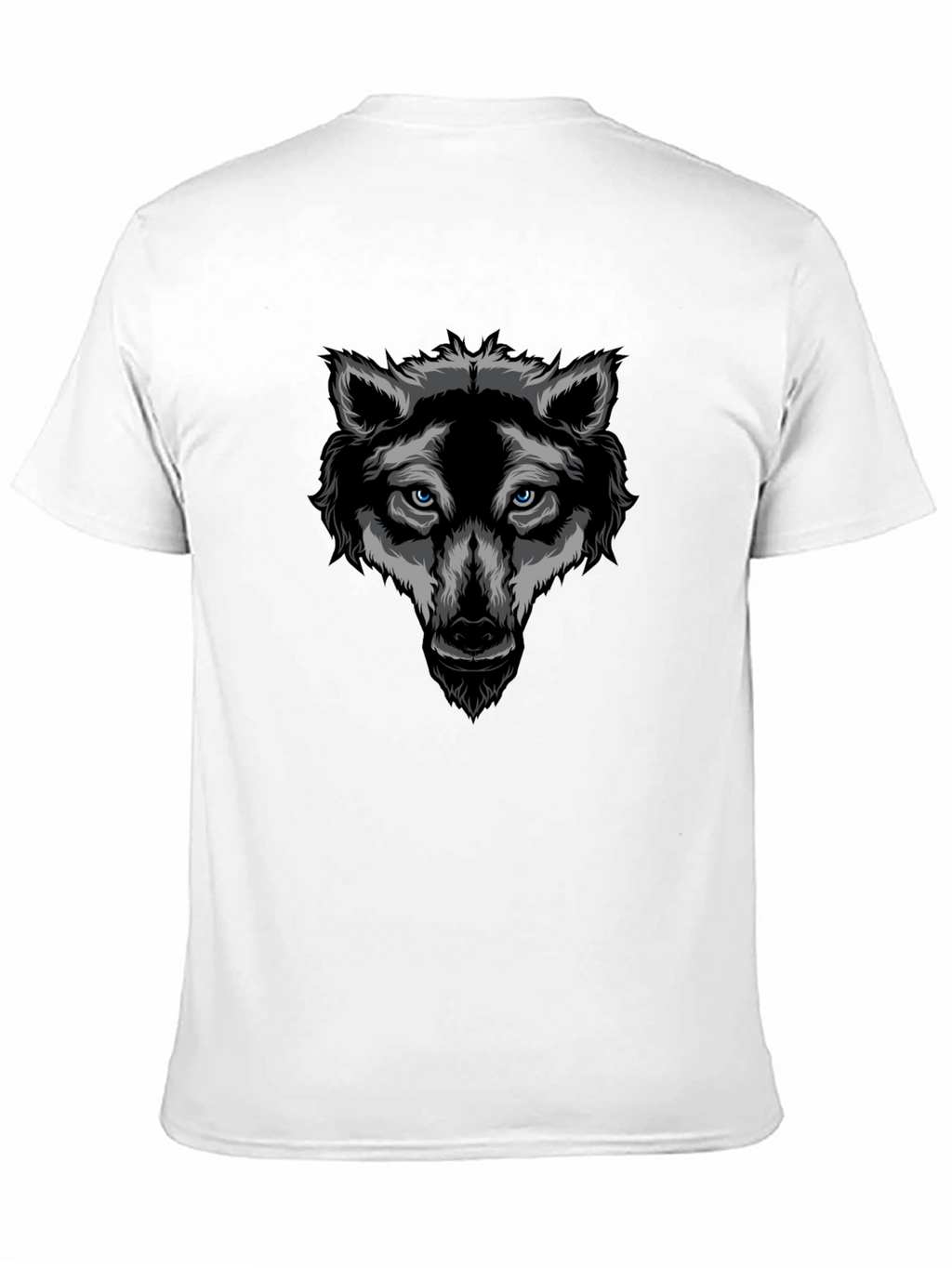 Black Wolf Graphic T-Shirt - Cool Animal Design