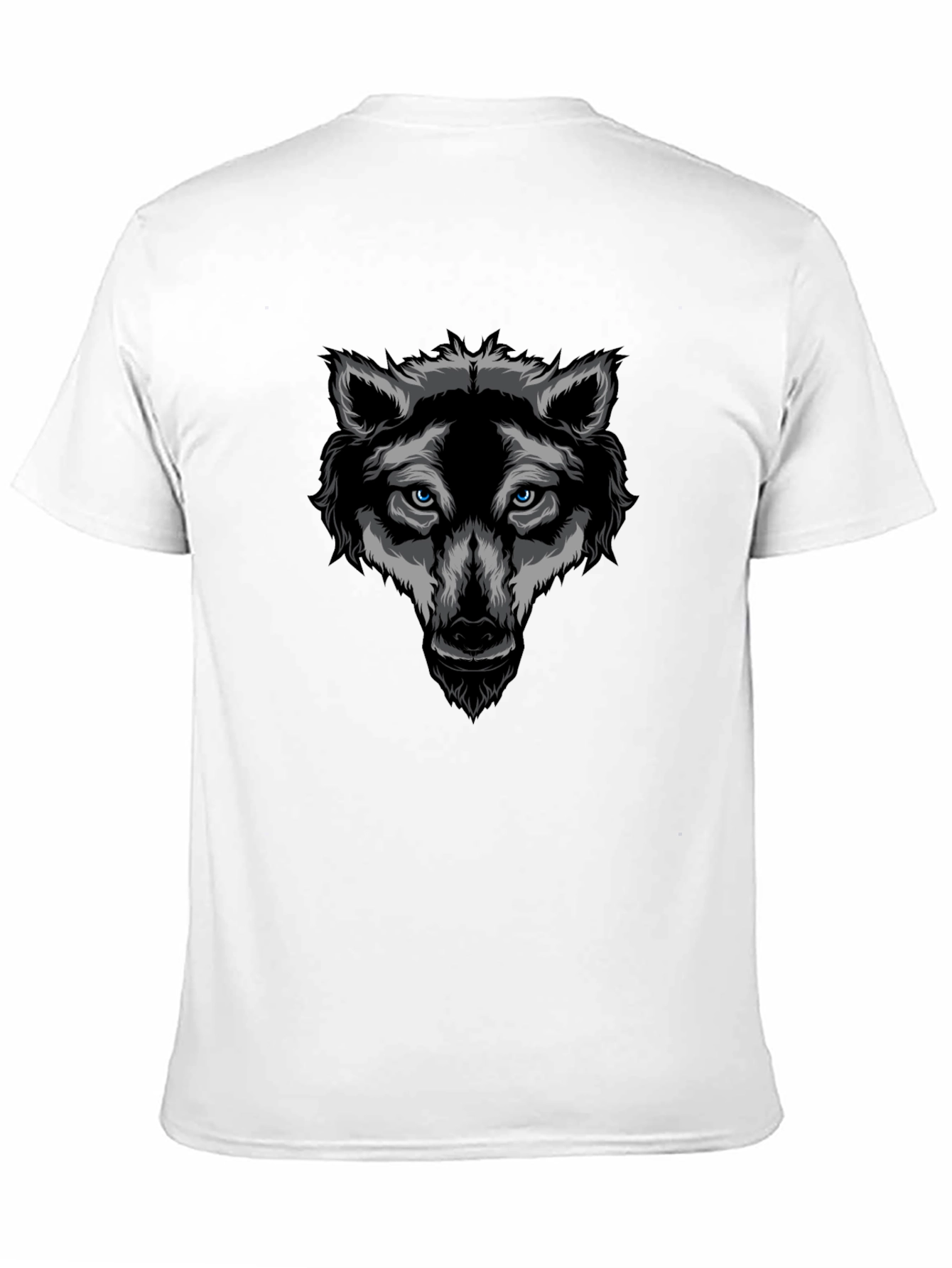 Black Wolf Graphic T-Shirt - Cool Animal Design