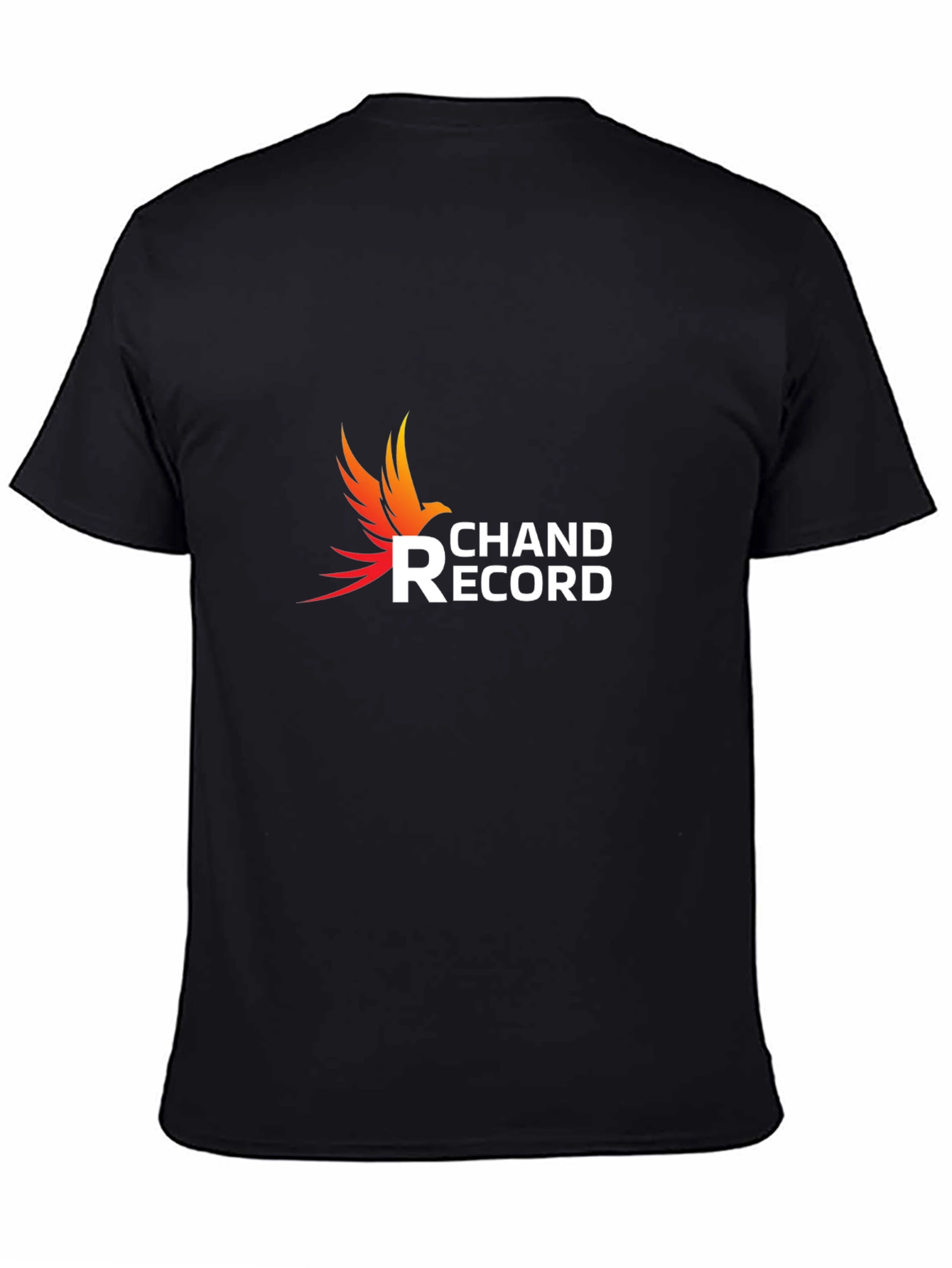 Chand Record Graphic Tee - Stylish Black T-Shirt