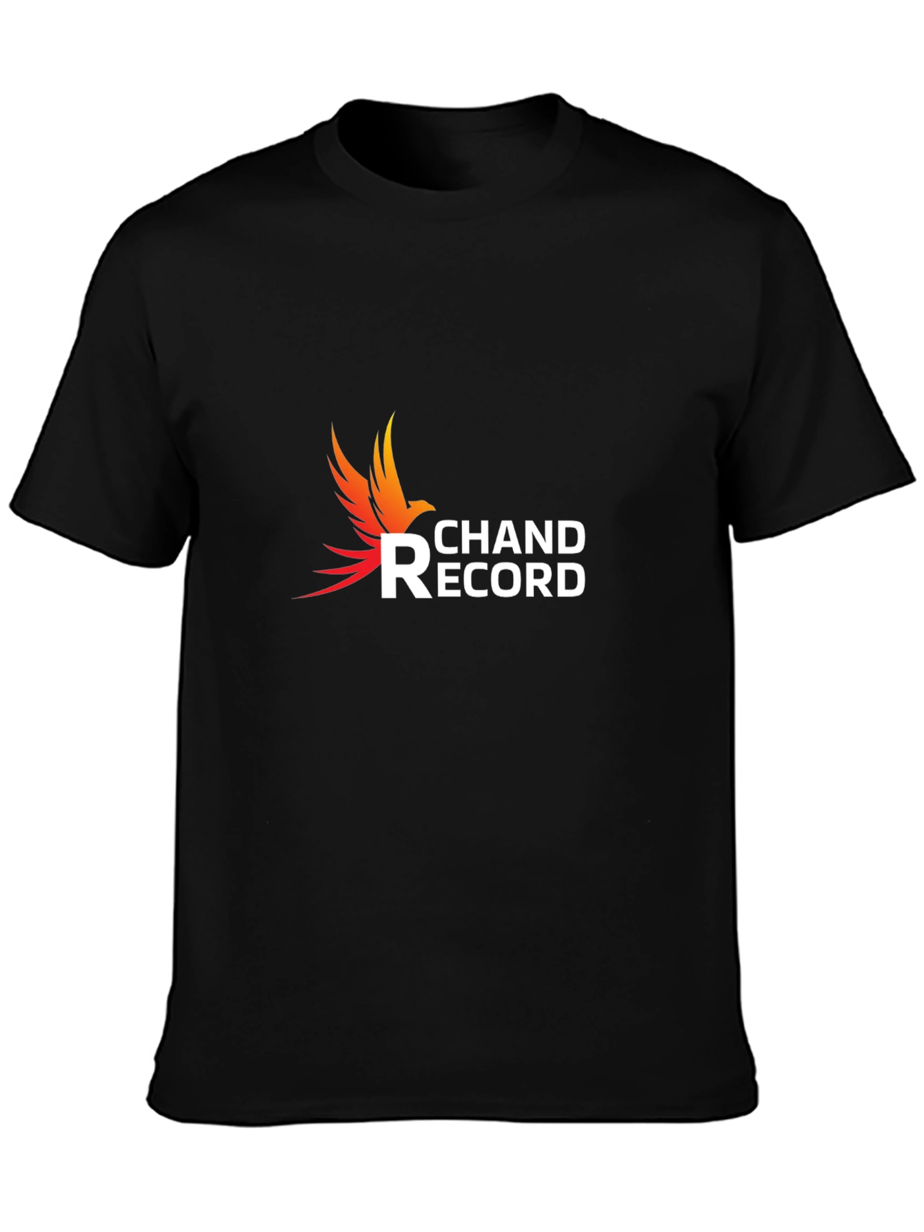 Chand Record Graphic Tee - Stylish Black T-Shirt