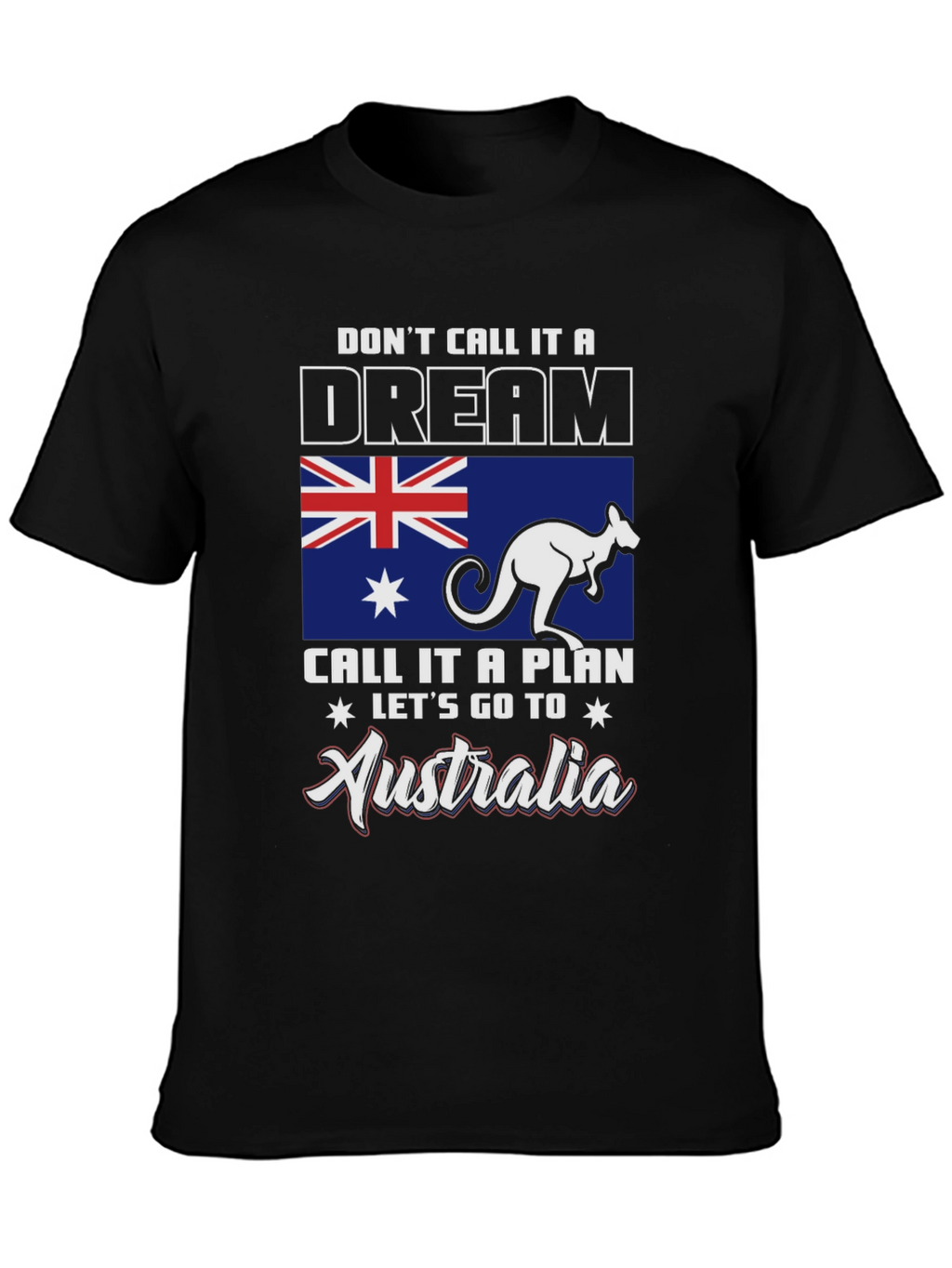 Australia Travel Plan Graphic Tee