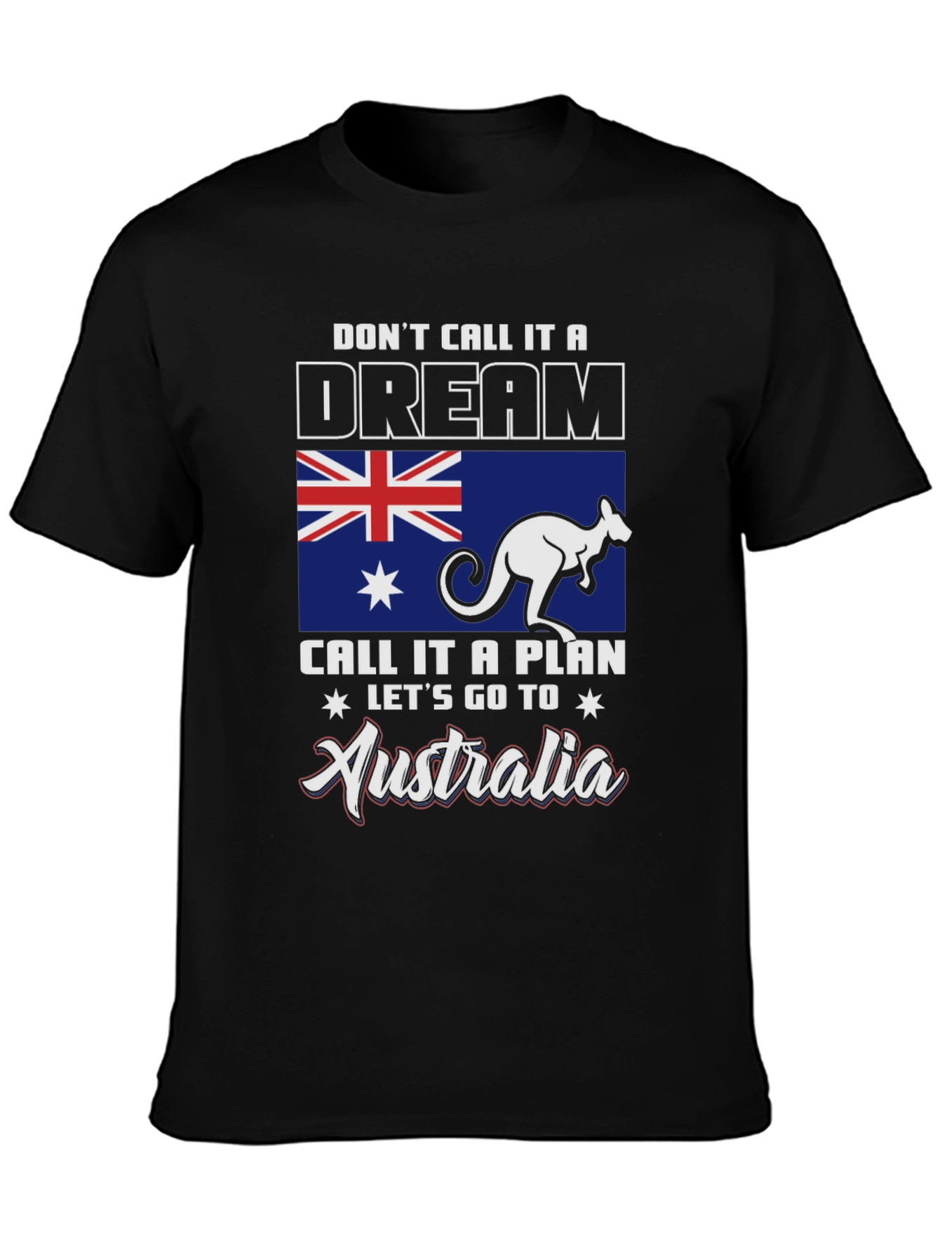 Australia Travel Plan Graphic Tee