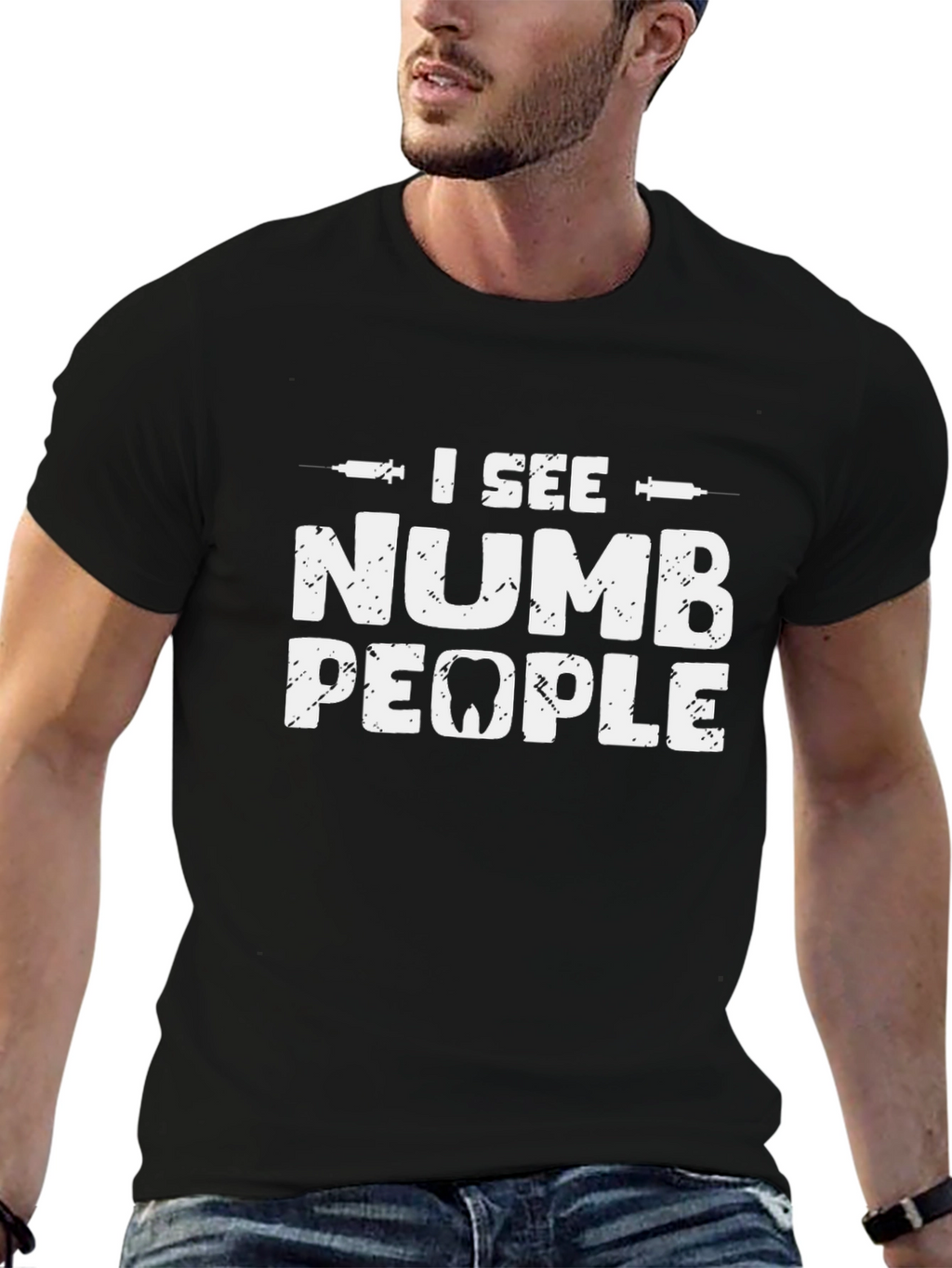 I See Numb People Dental Humor T-Shirt