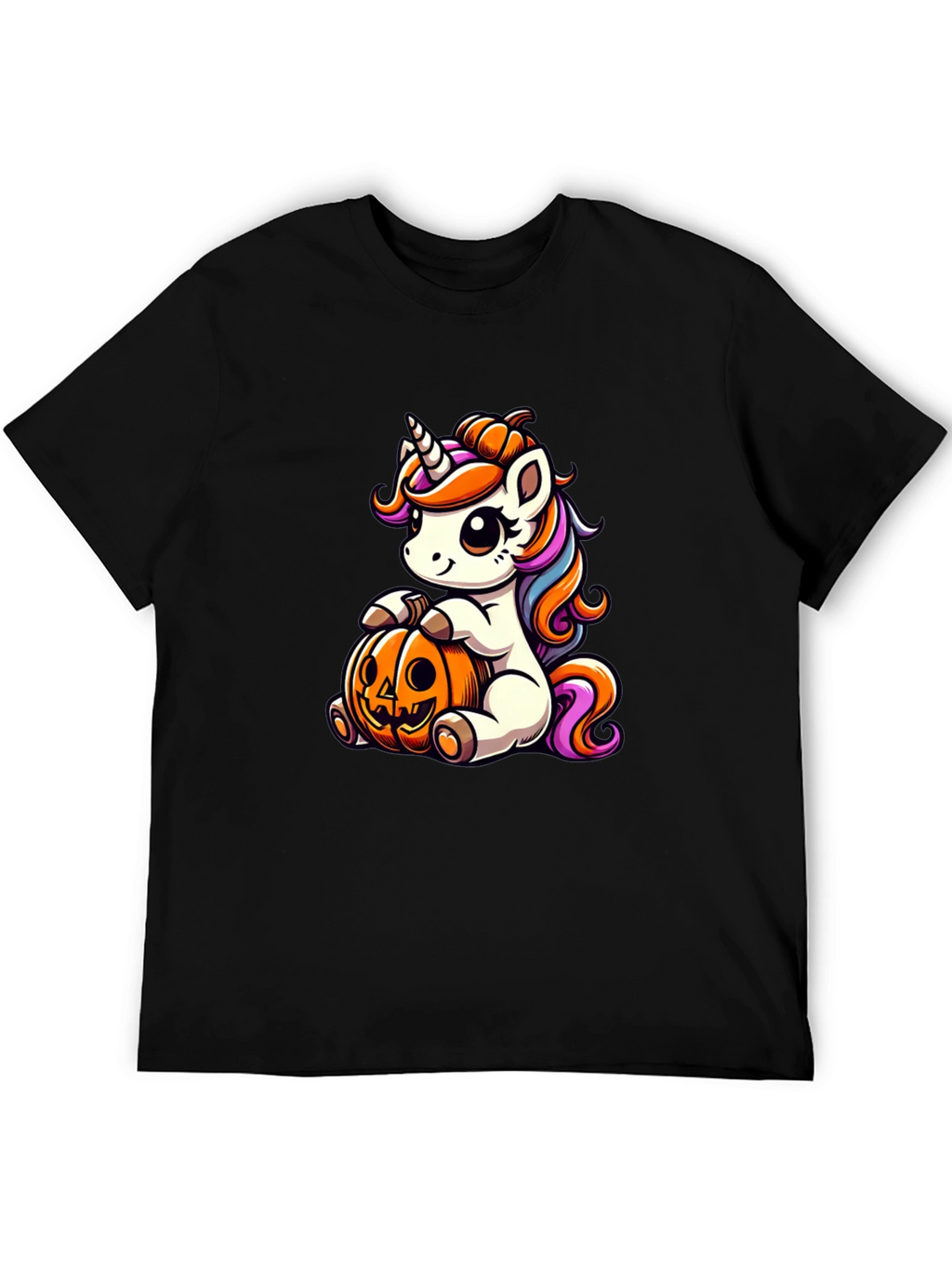 Unicorn Pumpkin Halloween T-Shirt