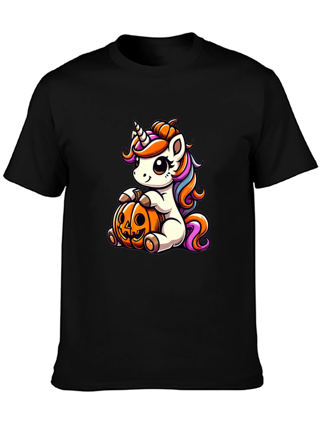 Unicorn Pumpkin Halloween T-Shirt
