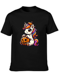 Unicorn Pumpkin Halloween T-Shirt