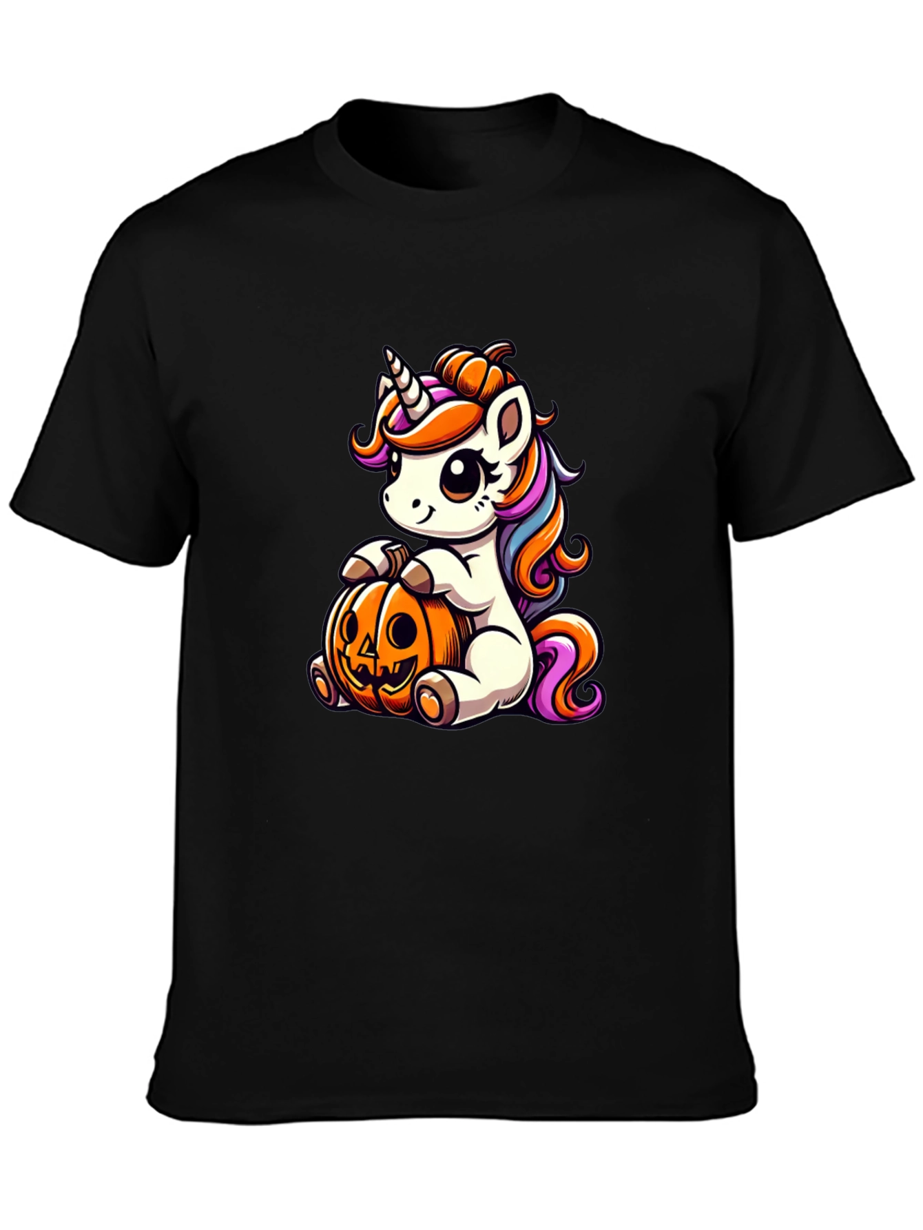 Unicorn Pumpkin Halloween T-Shirt