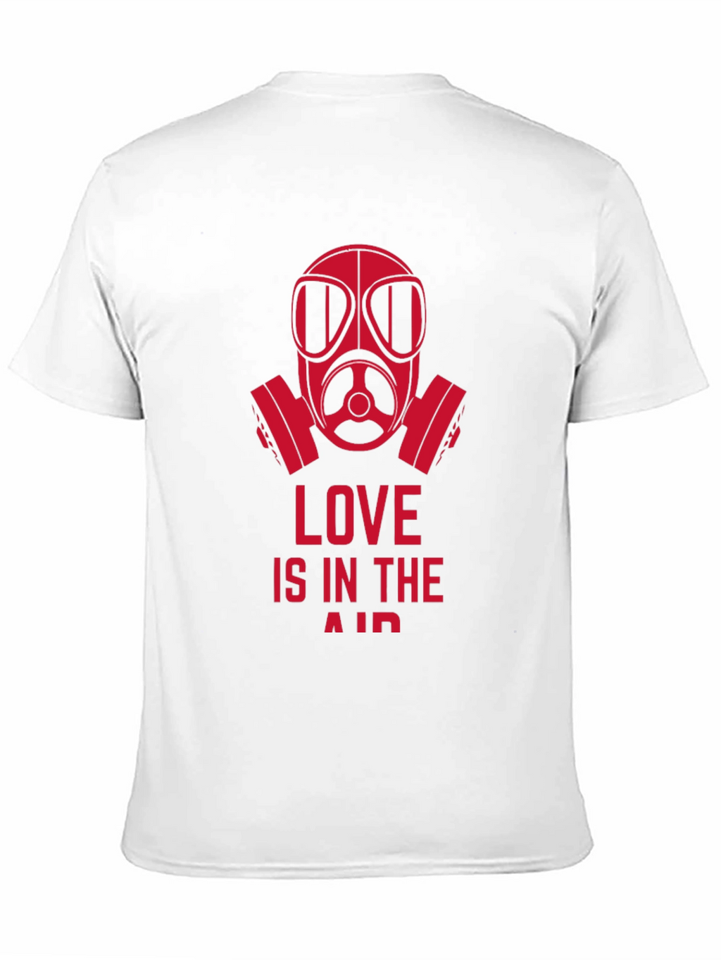 Love is in the Air Gas Mask Graphic Tee